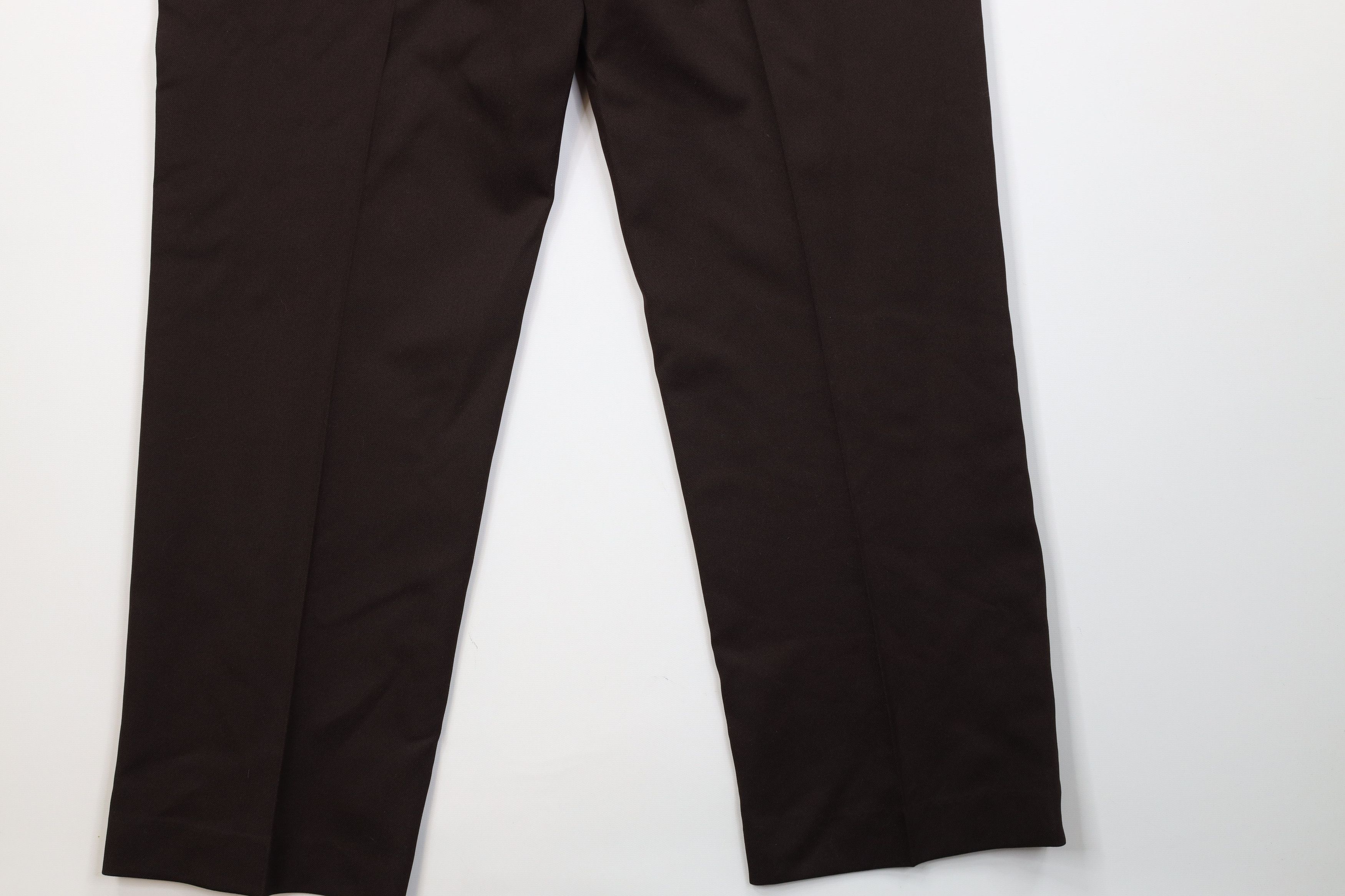 Vintage Vintage 70s Streetwear Flared Wide Leg Chino Pants Brown USA Size US 36 / EU 52 - 13 Thumbnail