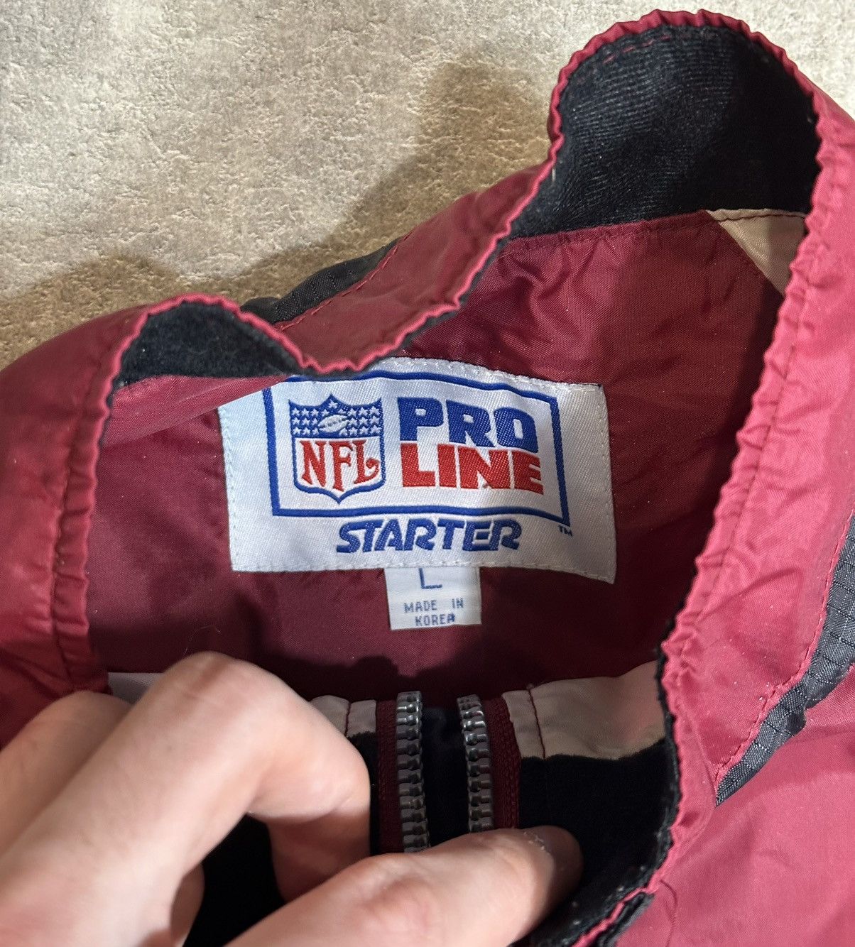 NFL × Starter Starter San Francisco 49ers NFL made in Korea light Jacket Size US L / EU 52-54 / 3 - 6 Thumbnail