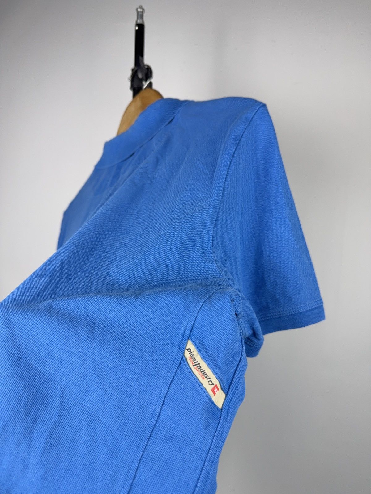 Diesel Retro 00s Diesel Blue Slim Fit Polo Shirt Workwear Logo XL Size US XL / EU 56 / 4 - 13 Thumbnail