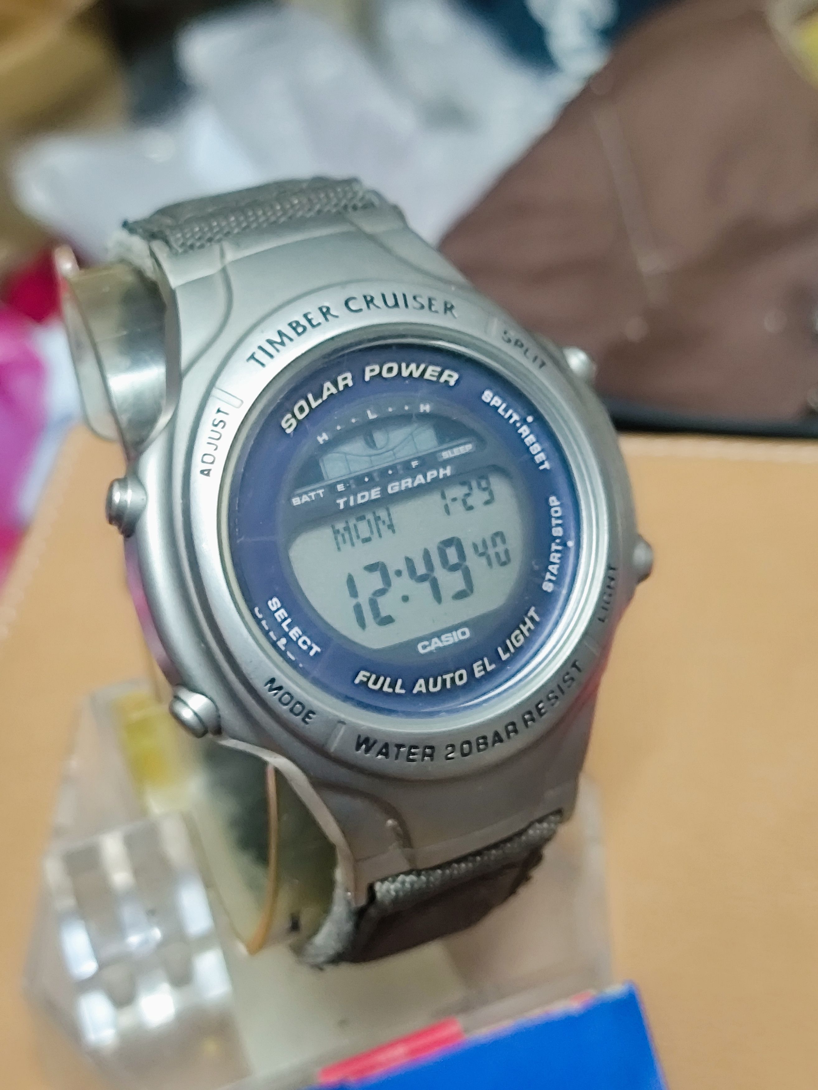 Casio × Japanese Brand × Vintage Vintage Casio Timber Cruiser Solar Power TIC-10 JAPAN -H Size ONE SIZE - 3 Thumbnail