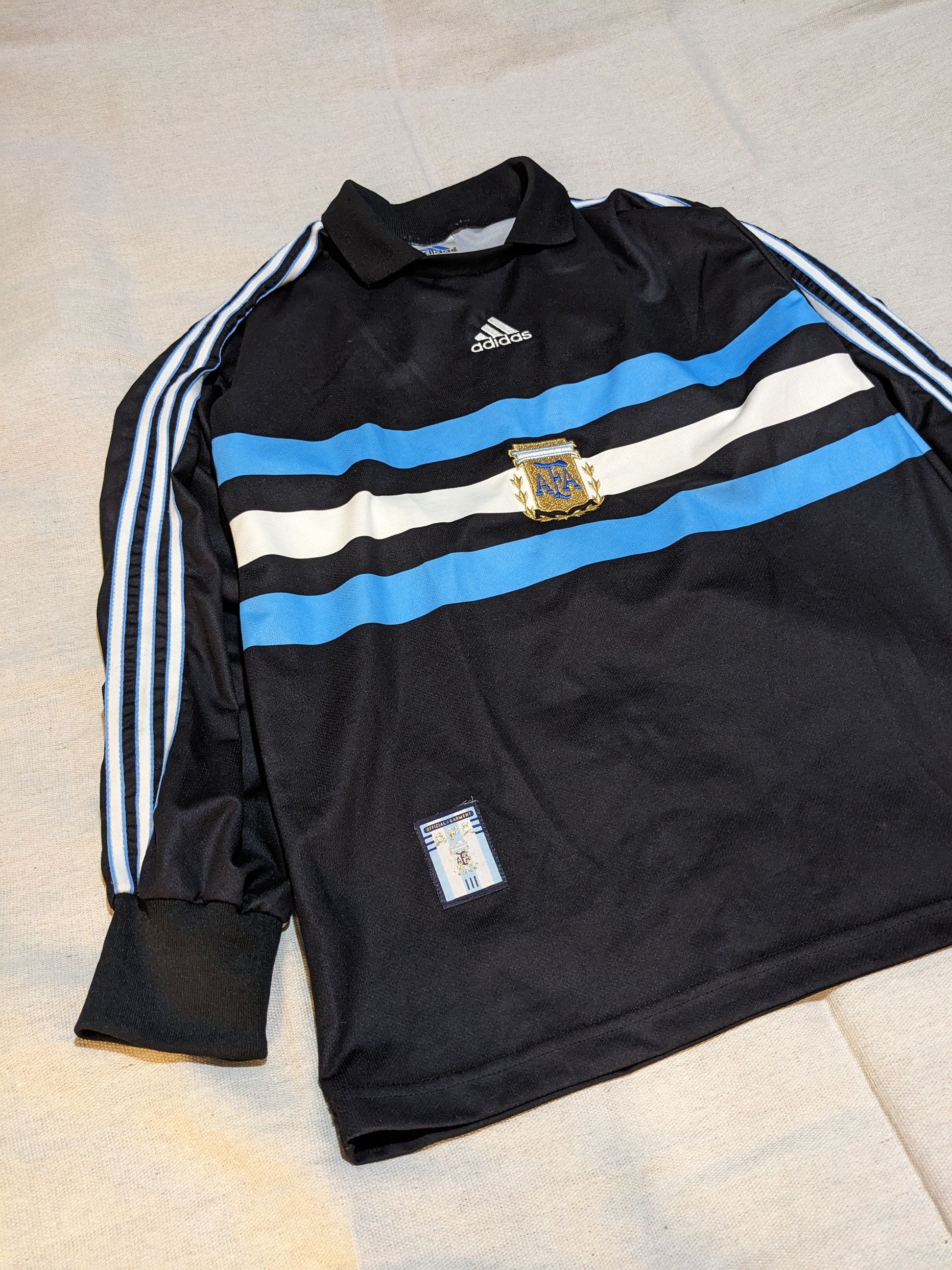Adidas × Vintage Vintage Adidas Argentina Keepers Jersey 1998 Men's M Size US M / EU 48-50 / 2 - 3 Thumbnail