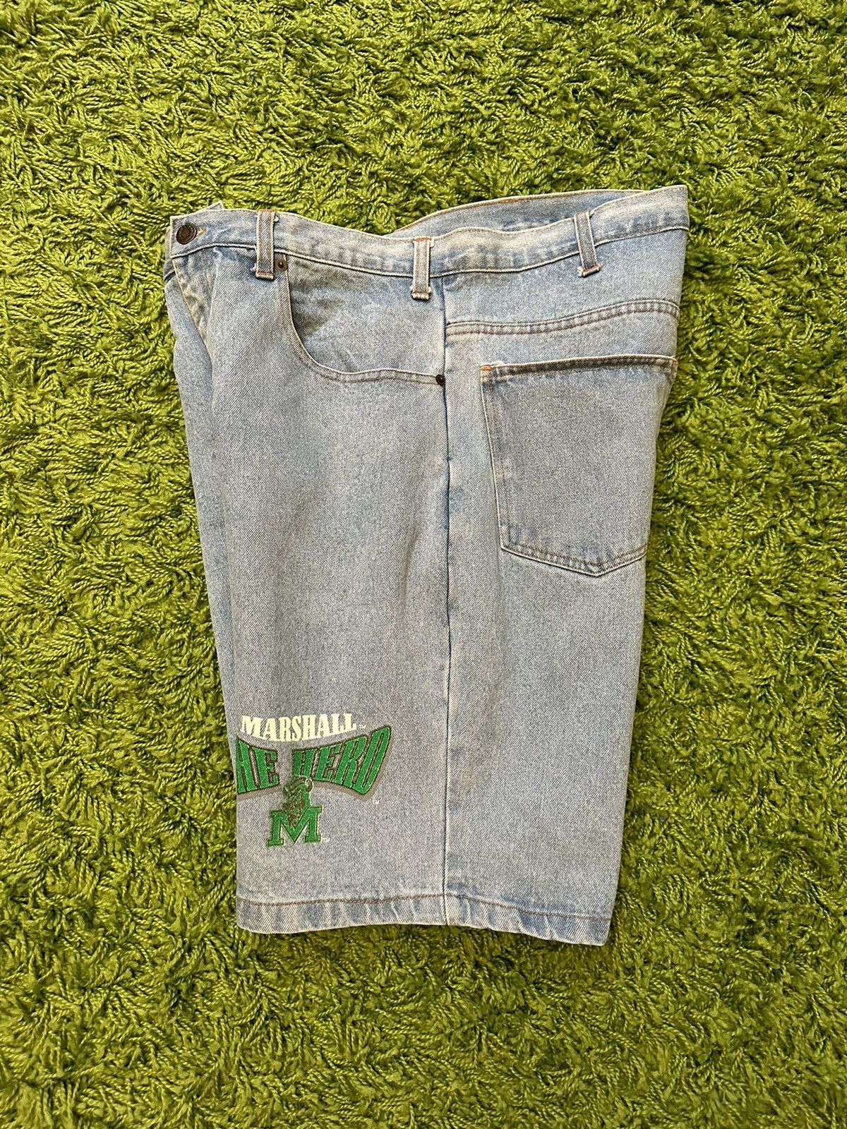 Vintage RARE 90s Marshall University The Herd Shorts size 33 Size US 33 - 3 Thumbnail