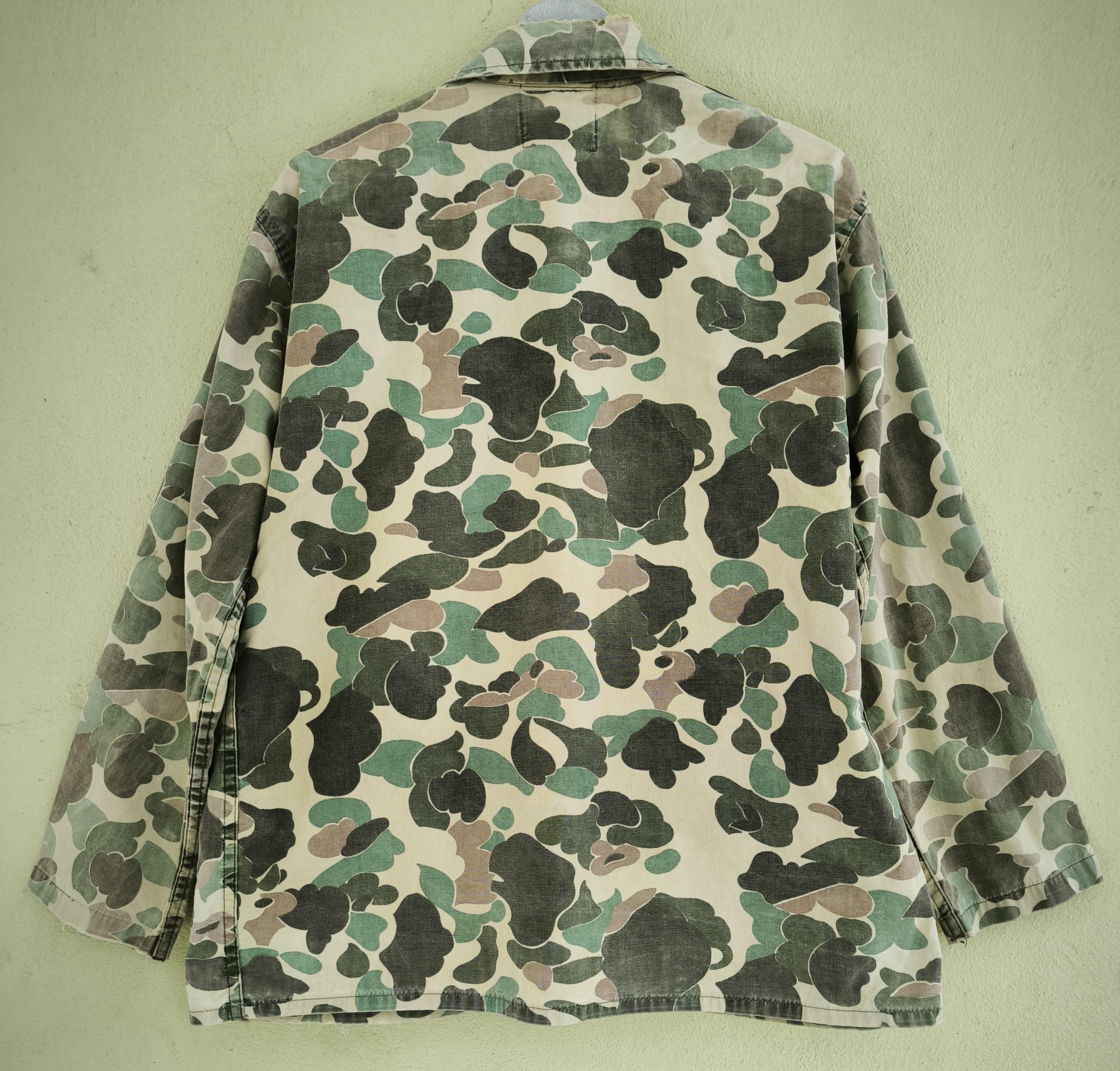 Sears Vtg 70's SEARS, ROEBUCK AND CO duck camo hunting jacket Size US L / EU 52-54 / 3 - 10 Thumbnail