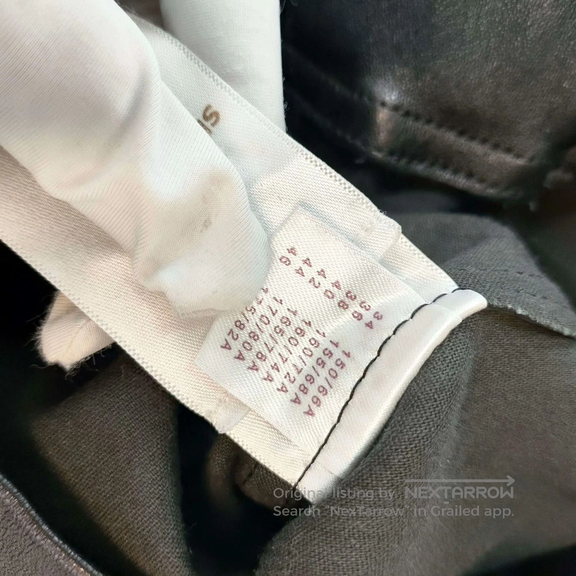 Louis Vuitton LV Black Sheepskin Leather Pants 36. Size 35" - 5 Thumbnail
