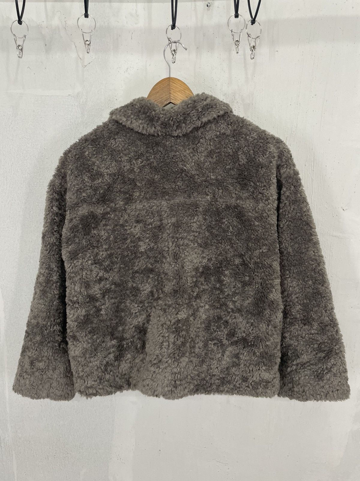 Japanese Brand Cohina Crop Jacket Fur Winter Sherpa Size US M / EU 48-50 / 2 - 2 Thumbnail