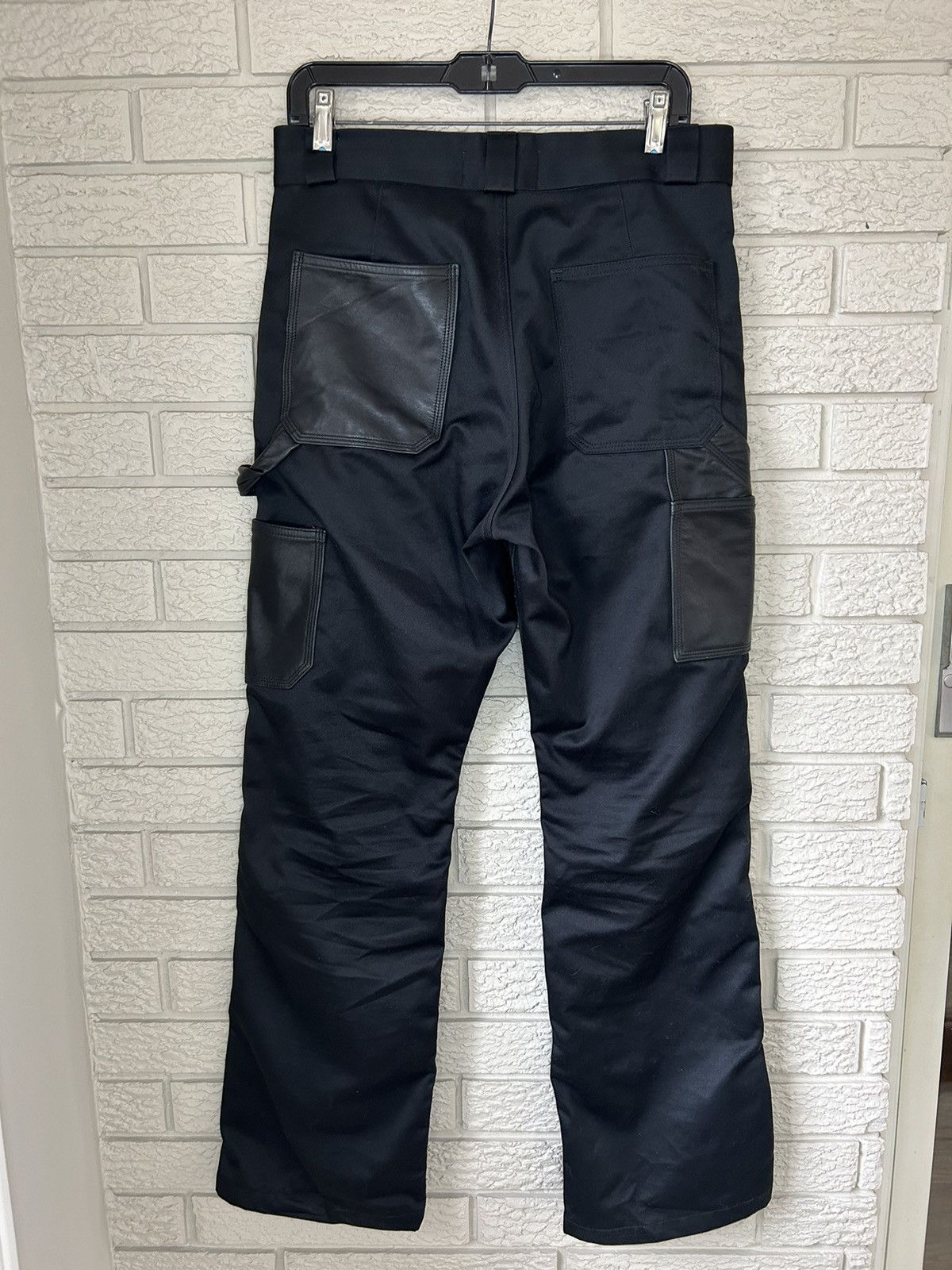 Vuja De Vuja De Adagio Leather Double Knee Trousers Size US 30 / EU 46 - 4 Thumbnail