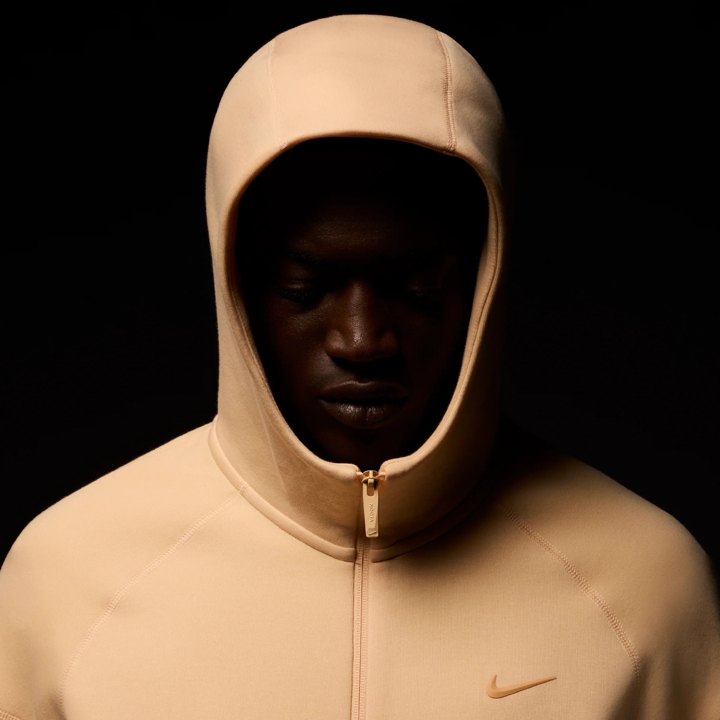Drake Nike x NOCTA Tech Fleece Full Zip Hoodie Ice Peach Size US XXL / EU 58 / 5 - 12 Thumbnail