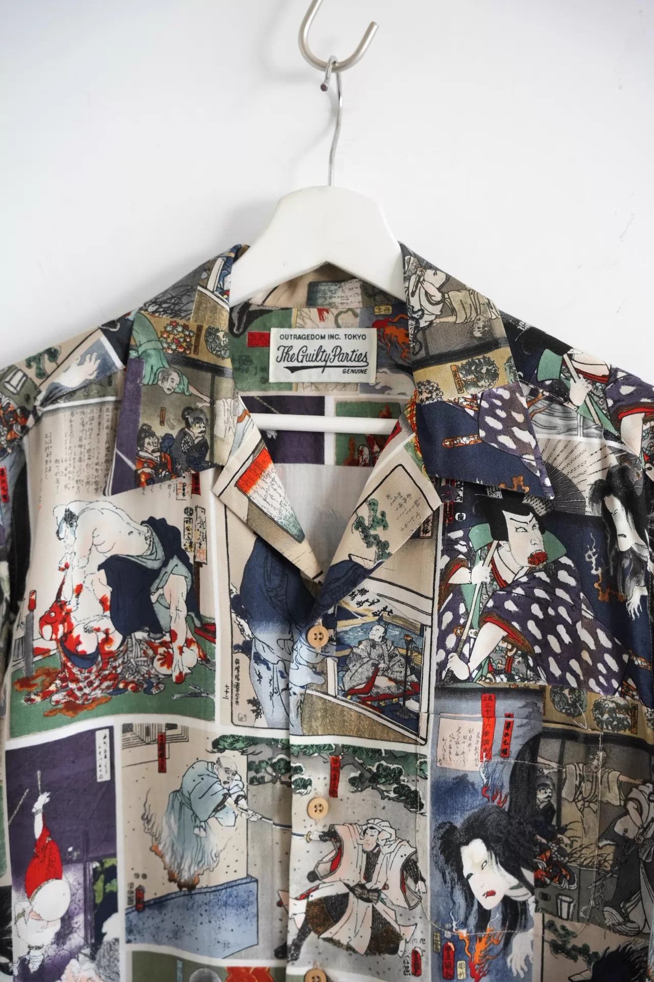 Wacko Maria Wacko Maria 18AW Hyakki Yakai AOP Cuban Shirt Size US M / EU 48-50 / 2 - 3 Thumbnail