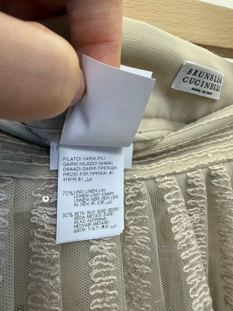 Brunello Cucinelli Brunello Cucinelli Starry sequin half skirt Size 24" / US 00 / IT 34 - 9 Thumbnail