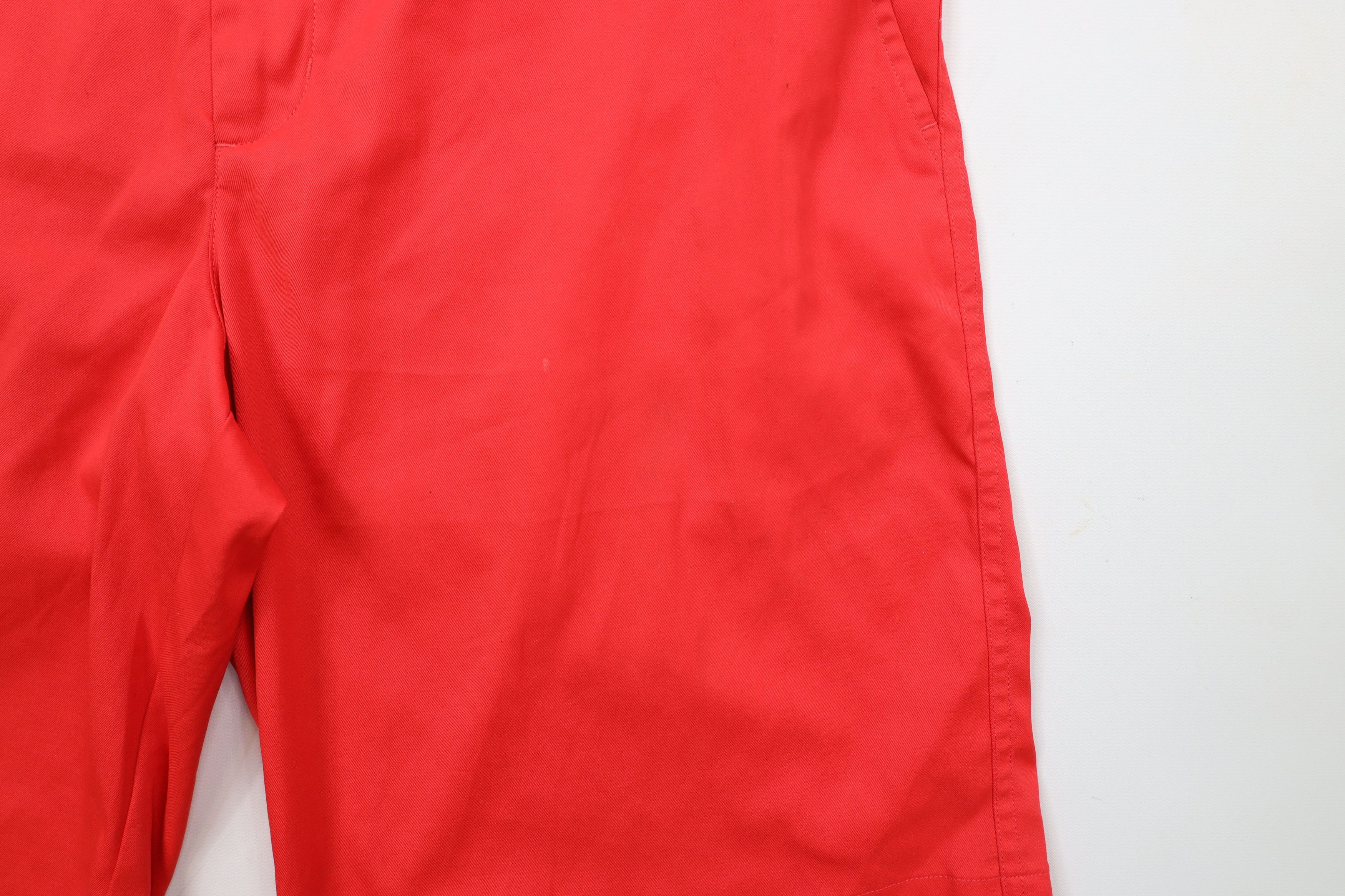 Nike × Vintage Nike Golf Flat Front Golfing Chino Shorts Solar Red Size US 30 / EU 46 - 5 Thumbnail