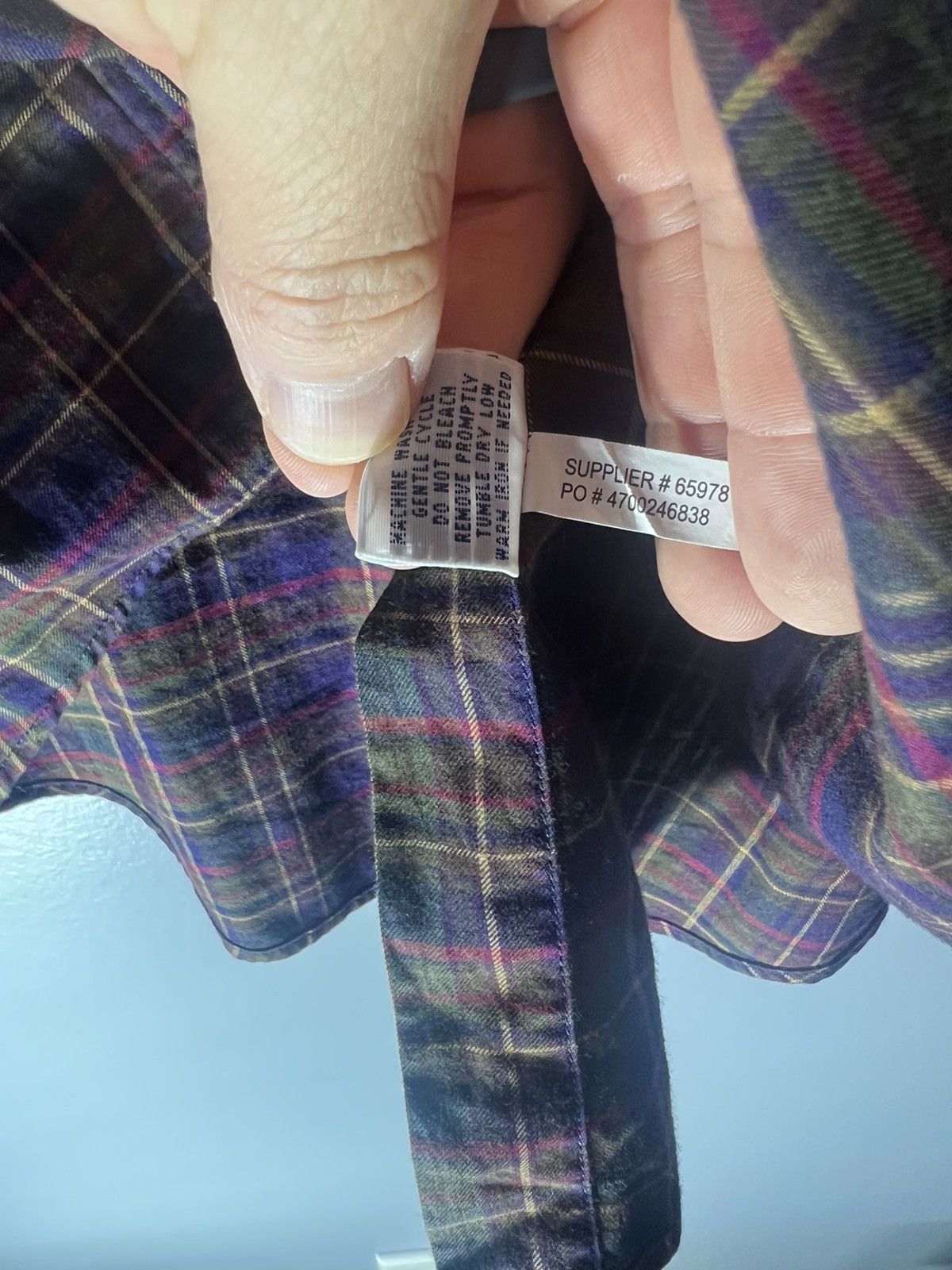 Polo Ralph Lauren Polo Ralph Lauren Royal Stewart Tartan Checkered Plaid L/S Size US XL / EU 56 / 4 - 5 Thumbnail