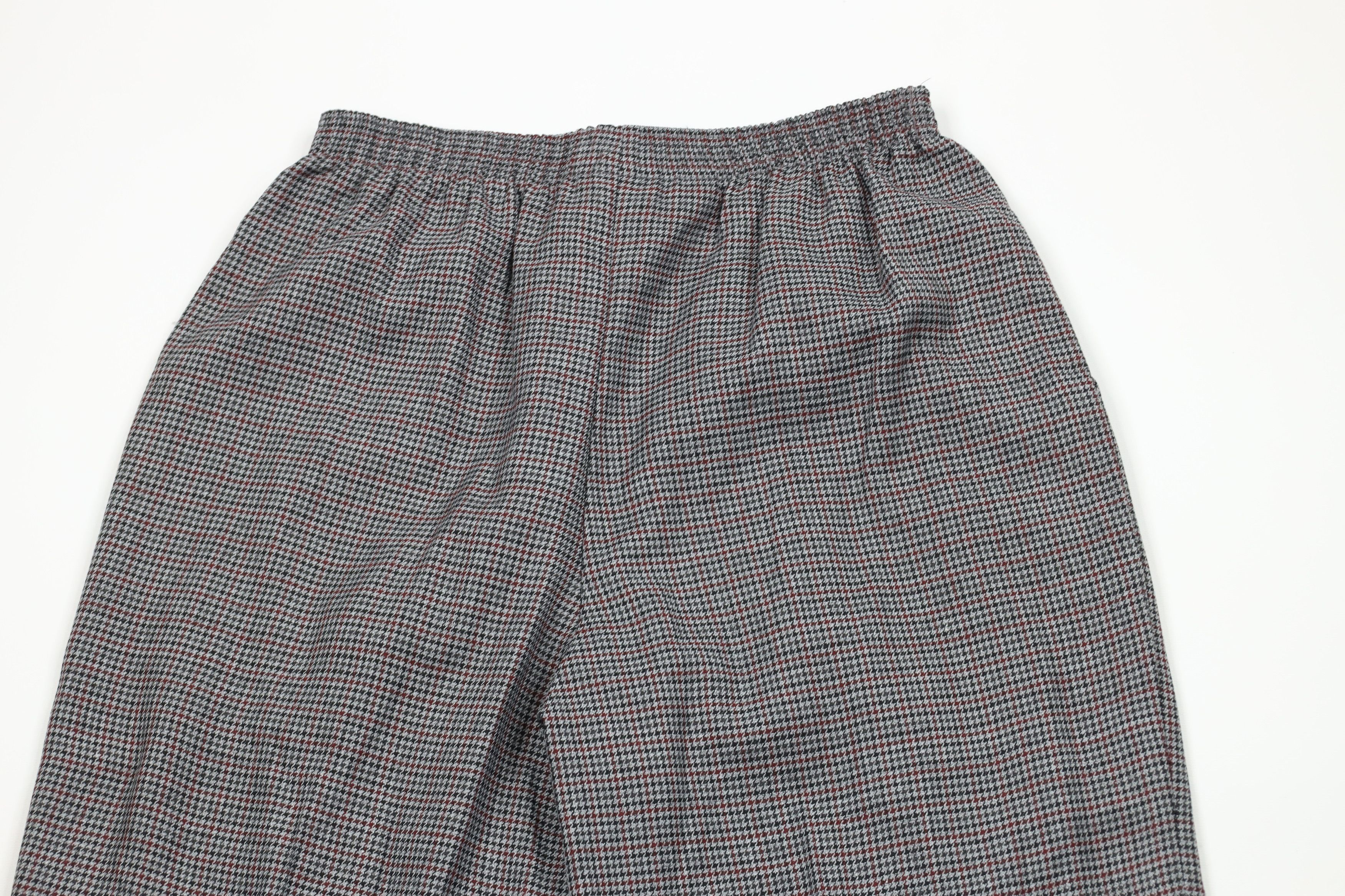 Vintage Vintage 90s Streetwear Leg Houndstooth Pants Trousers USA Size 36" / US 14 / IT 50 - 8 Thumbnail