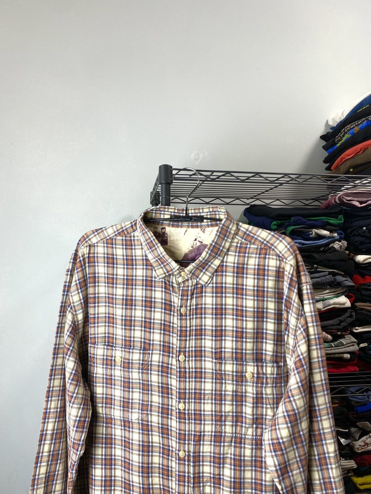 Barbour Vintage Barbour x Steve McQueen Flannel Shirt Harley Size US XXL / EU 58 / 5 - 2 Thumbnail