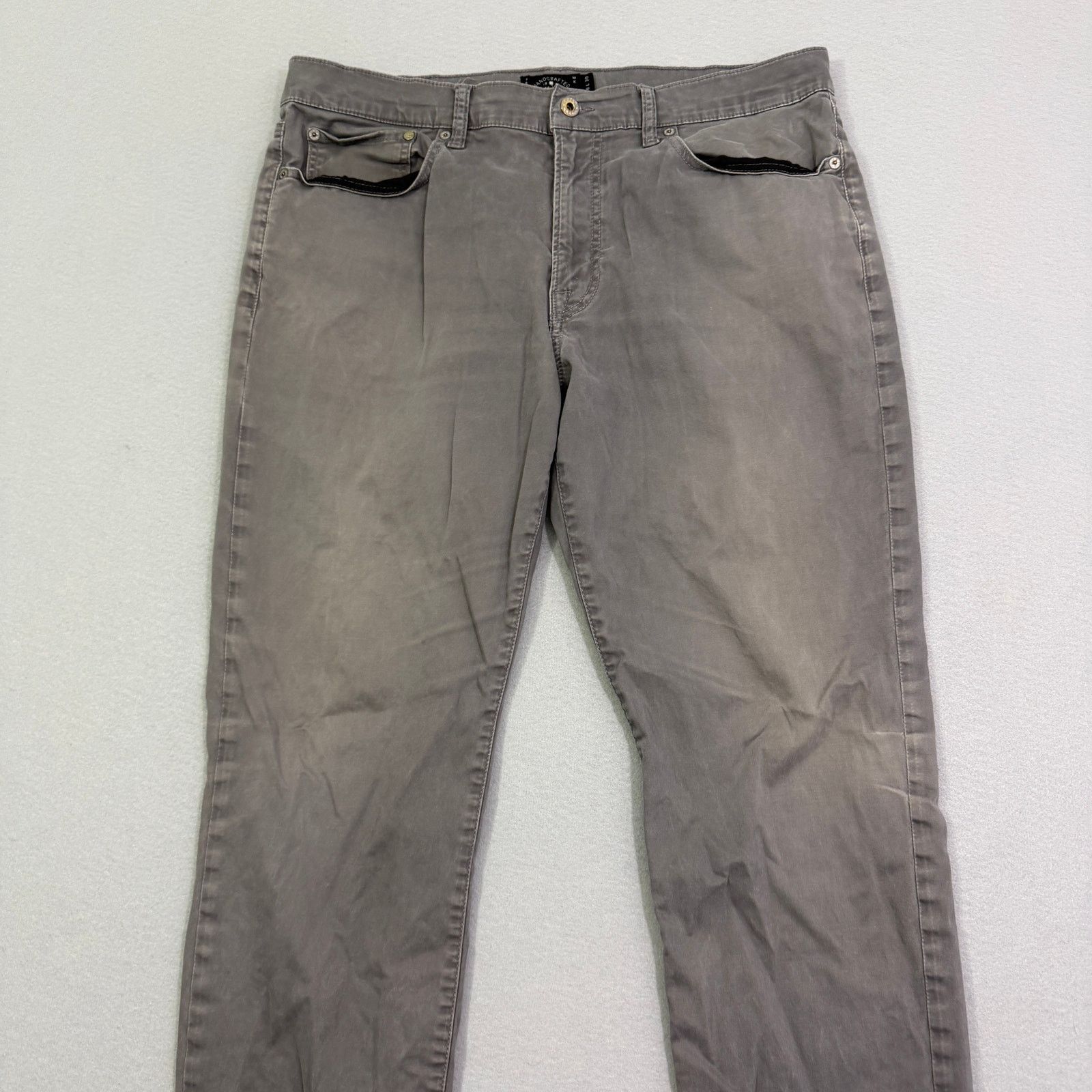 Lucky Brand Lucky Brand 121 Heritage Slim Jeans Men's 36x30 Gray Faded Size US 36 / EU 52 - 2 Thumbnail
