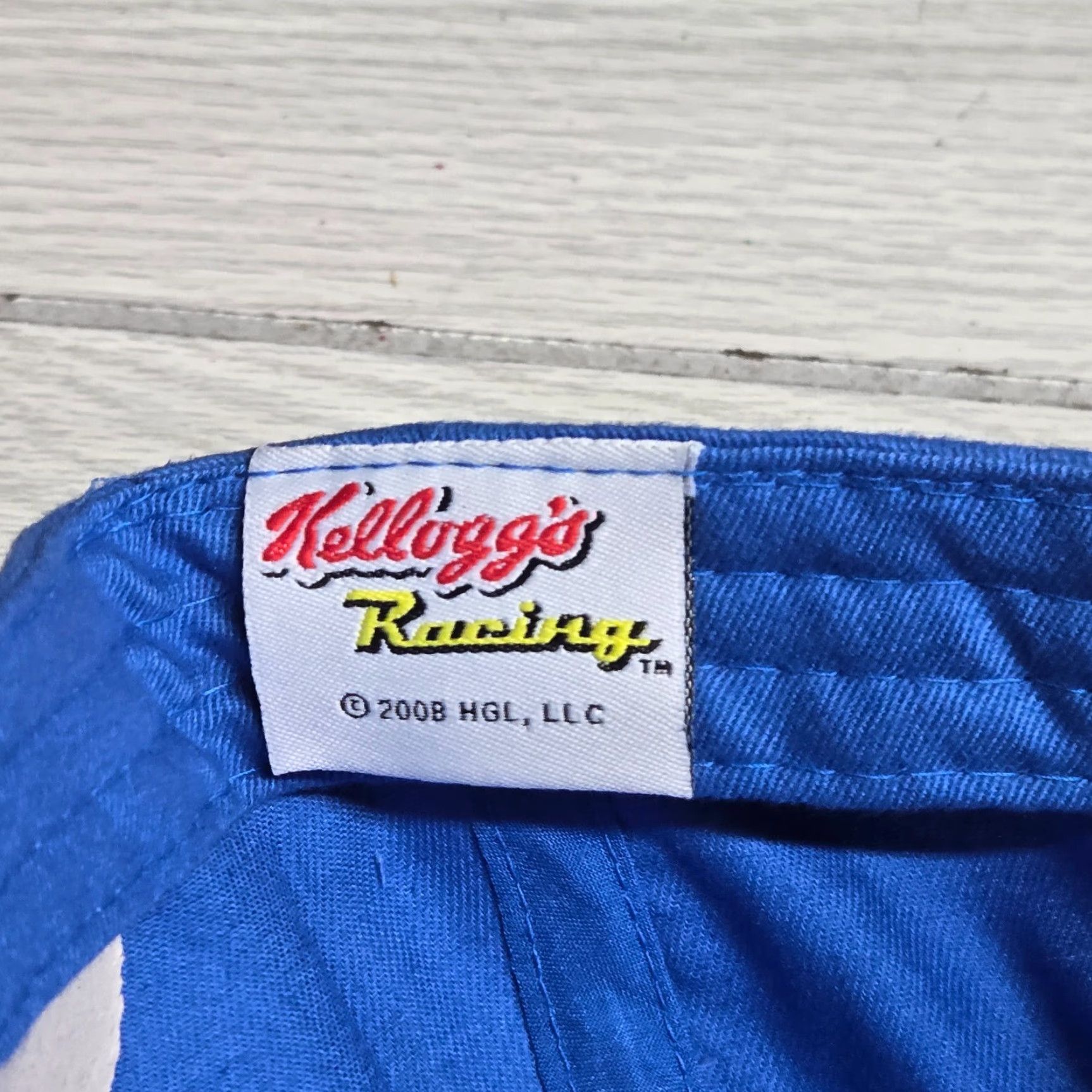 NASCAR Kellogs Racing Nascar Hat Cap Blue Adult Adjustable Strap-back Tiger Logo Carquest #5 2008 Kelloggs Racing Shirt Size ONE SIZE - 6 Thumbnail