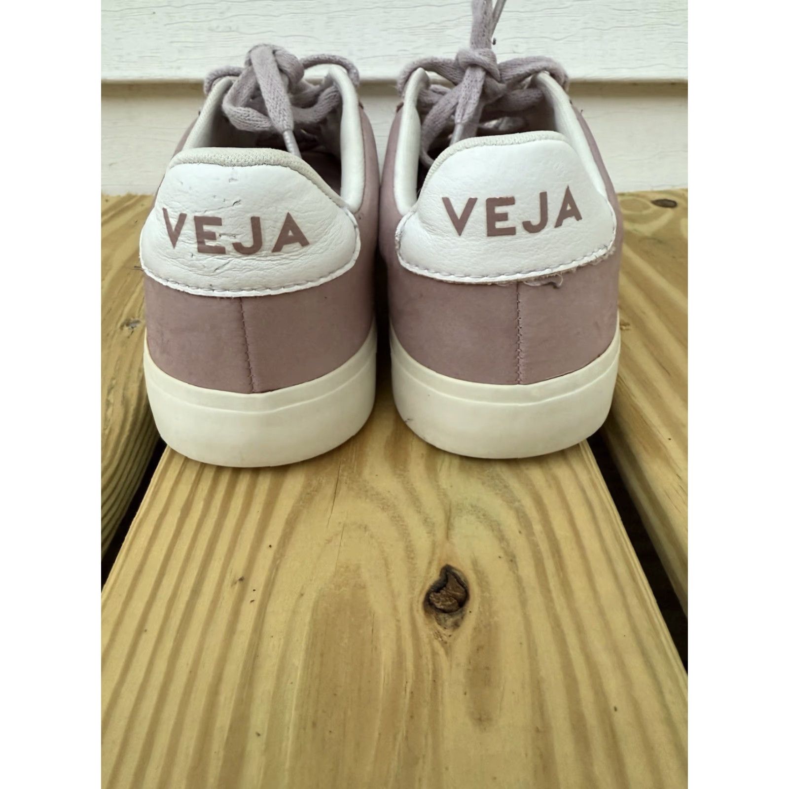 Veja VEJA Campo Nubuck Babe Pink Sneakers Trainers Size US 7 EU 38 Lace Up Women Casual Activewear Suede Nubuck Pink Logo Low Top Circa 7 US Womens Shoes Size US 7 / IT 37 - 7 Thumbnail