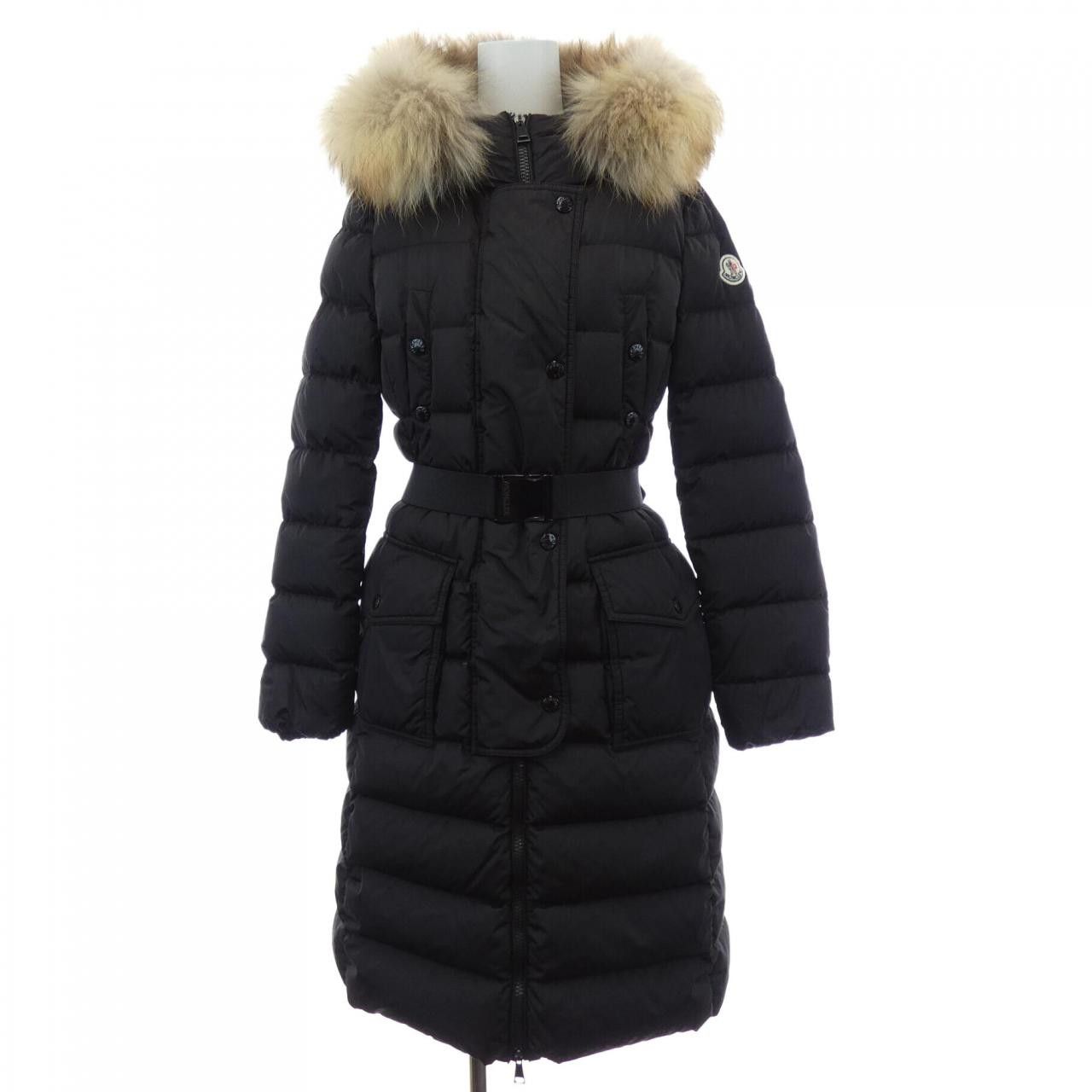 Moncler Moncler Moncler KHLOE down coat with raccoon fur hood Textile Outerwear KHLOE DUTY FREE for USA Size ONE SIZE - 1 Thumbnail