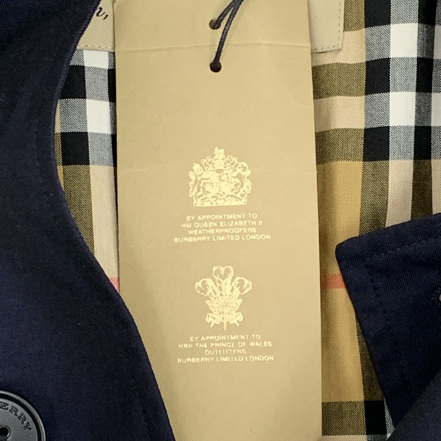 Burberry Burberry Long Trench Coat Dark Blue (50) Size US L / EU 52-54 / 3 - 7 Thumbnail
