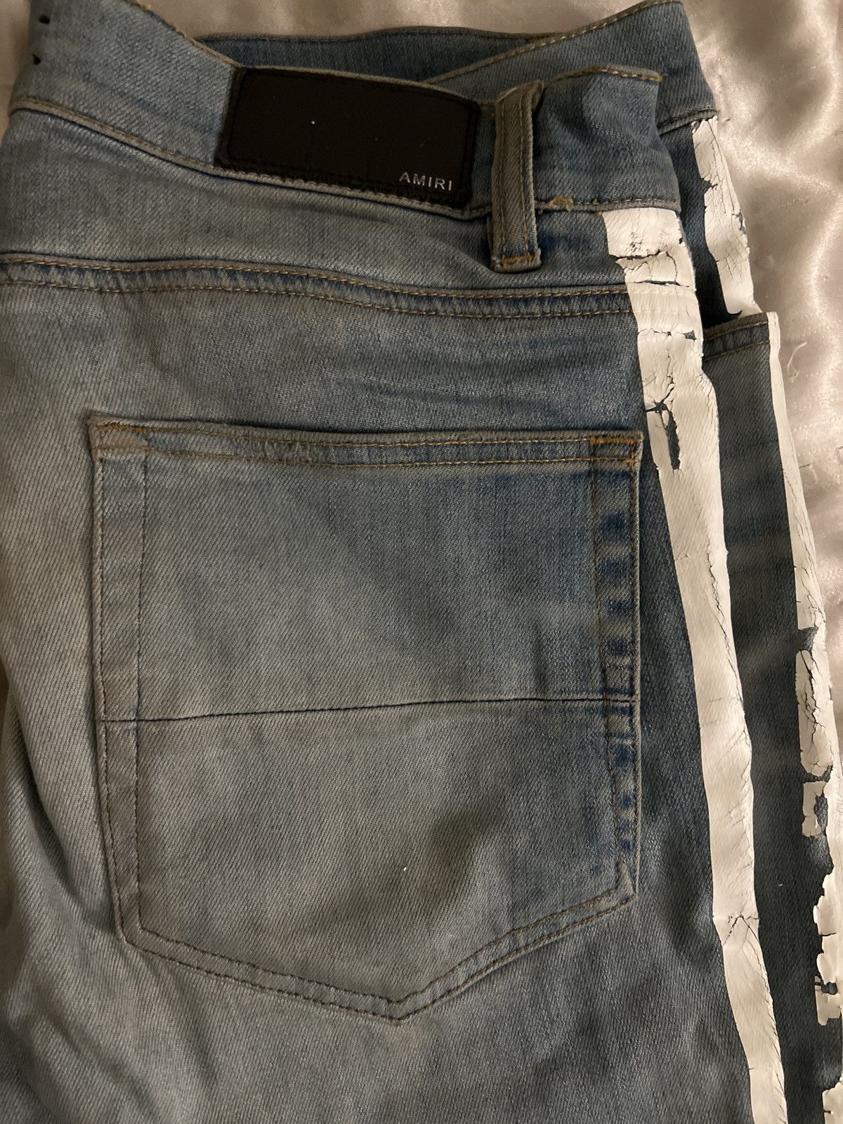 Amiri AMIRI Flocked Track Jeans Size US 34 / EU 50 - 2 Thumbnail