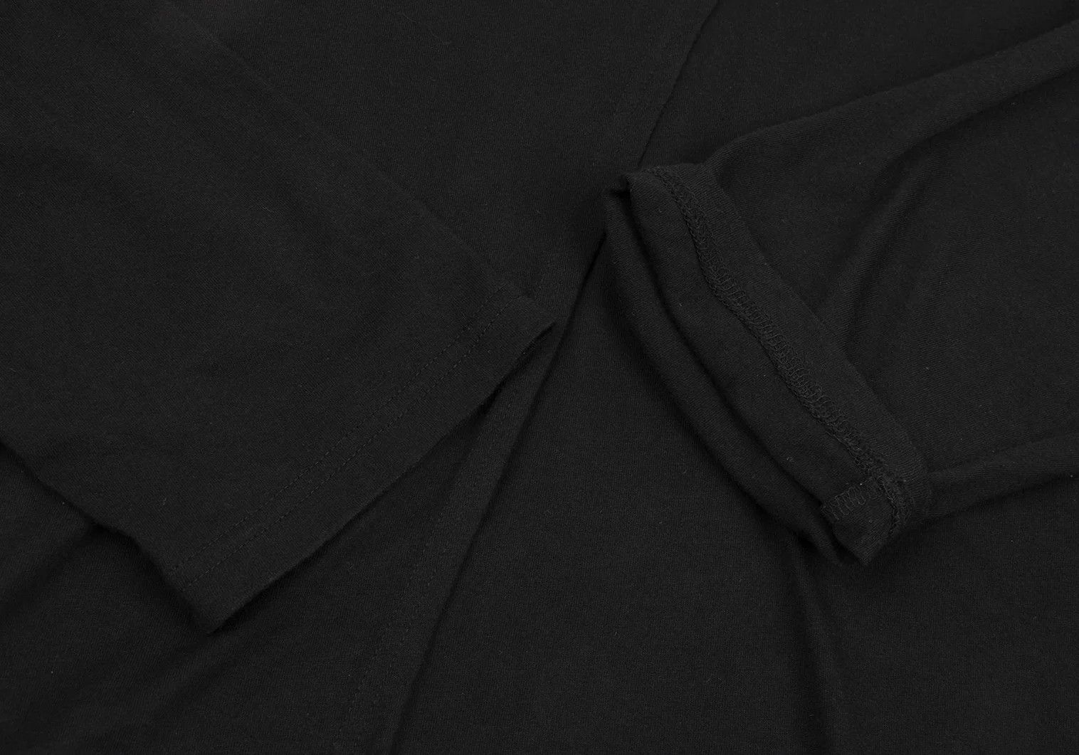 Yohji Yamamoto Long Sleeve Cut and Sew Top in Black and Navy Size US S / EU 44-46 / 1 - 5 Thumbnail