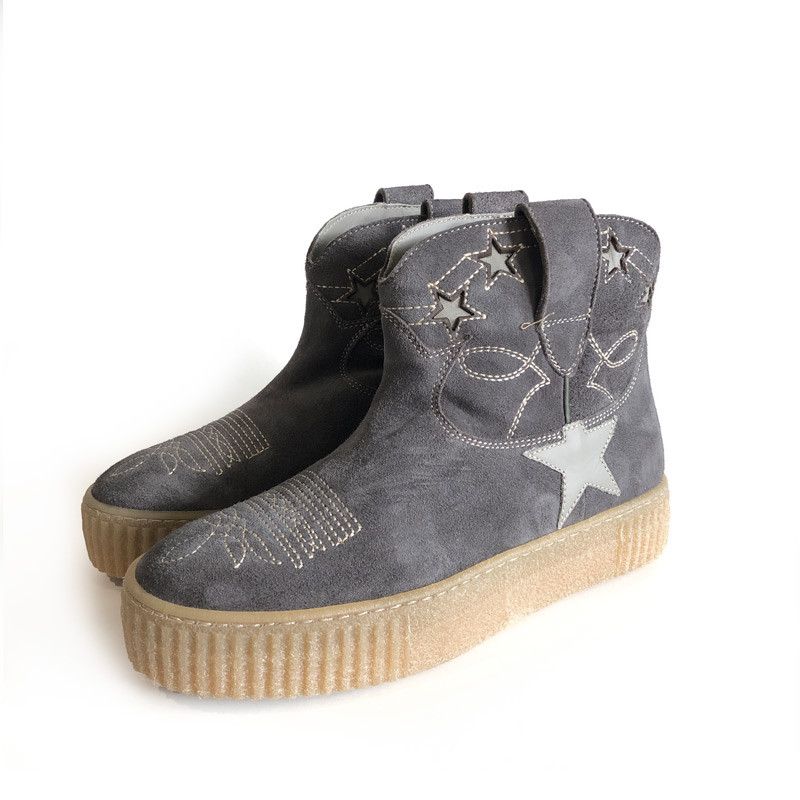 Golden Goose o1y0725 Suede Ankle Boots in Gray Size US 5 / IT 35 - 2 Thumbnail