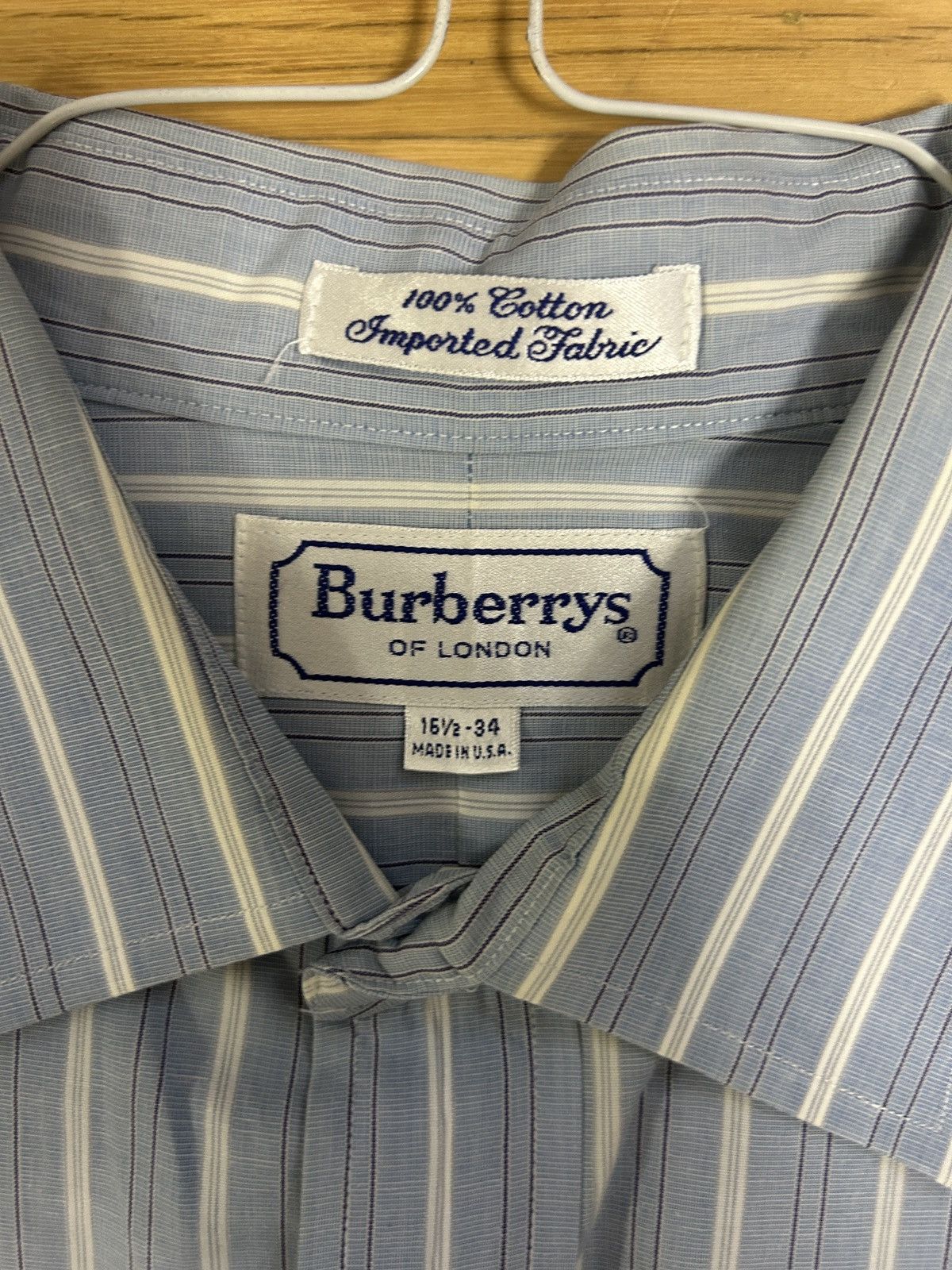 Burberry Vintage Burberry Button up Size US M / EU 48-50 / 2 - 2 Thumbnail