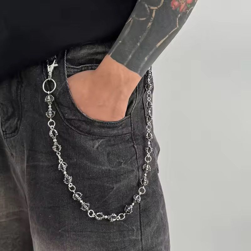 Vintage Punk Rock Metal Wallet Chain Size ONE SIZE - 2 Thumbnail