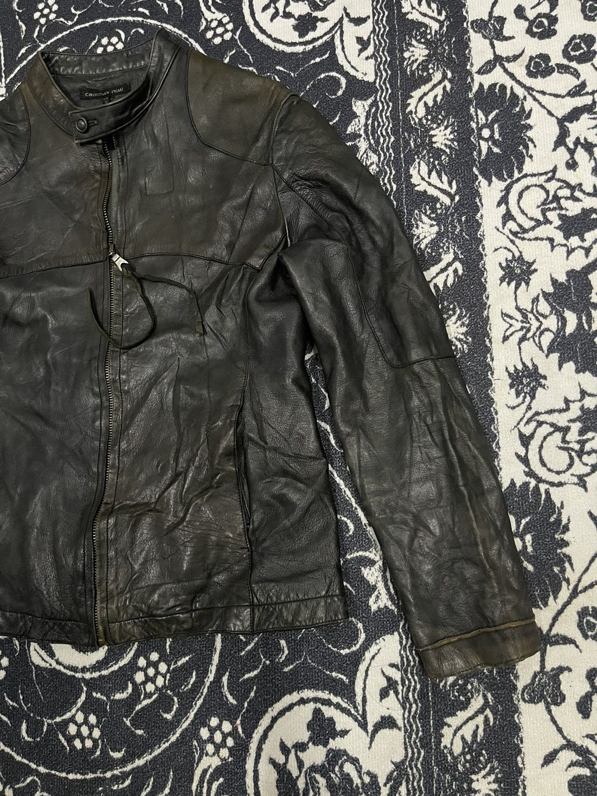 CHRISTIAN PEAU VINTAGE CHRISTIAN PEAU GOAT LEATHER BIKER JACKET Size XS / US 0-2 / IT 36-38 - 5 Thumbnail