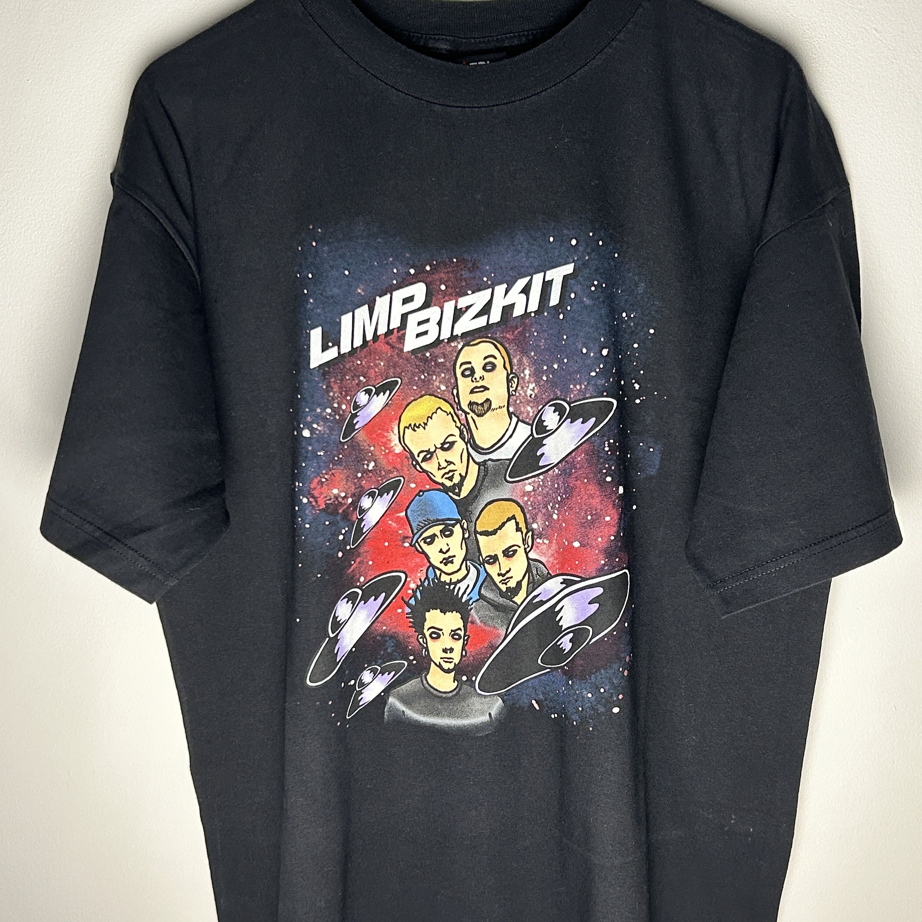 Band Tees Vintage Limp Bizkit UFO Giant Band T-shirt Size US XL / EU 56 / 4 - 2 Thumbnail