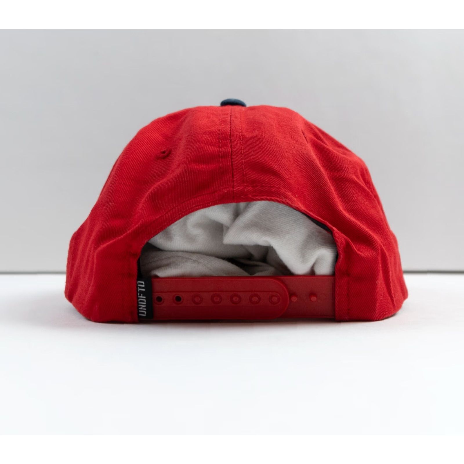 Undefeated VINTAGE Undefeated Men's Snapback Hat Casual Streetwear Red Cotton 90s Outdoor Adjustable Size ONE SIZE - 4 Thumbnail