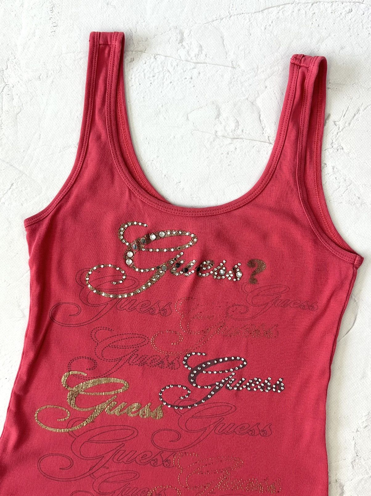 If Six Was Nine Vintage Guess Printed Tank Top Size S / US 4 / IT 40 - 3 Thumbnail