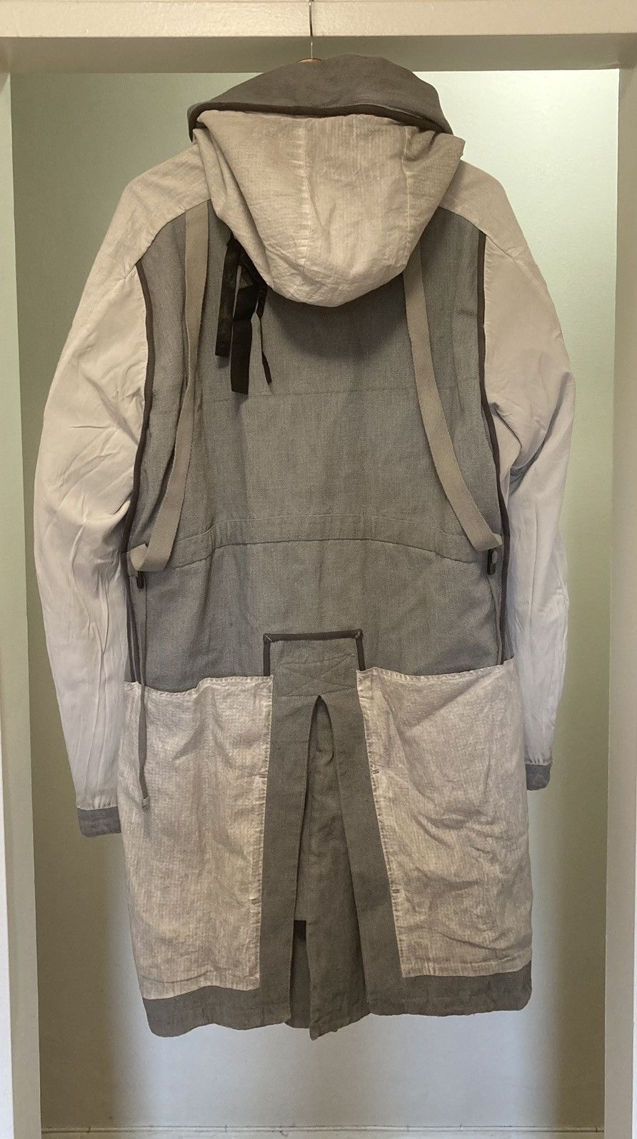 Boris Bidjan Saberi Parka1 Light Grey Size US M / EU 48-50 / 2 - 2 Thumbnail