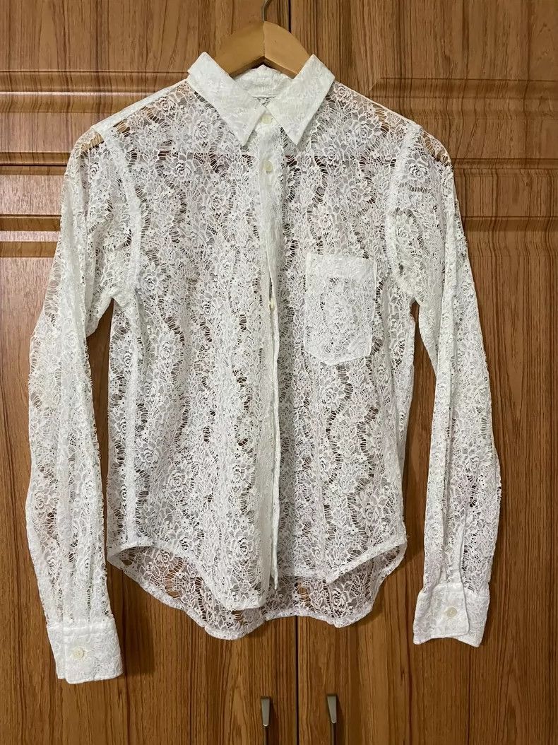 Comme des Garcons Comme Des Garcons Lace Shirt Size XS / US 0-2 / IT 36-38 - 1 Thumbnail