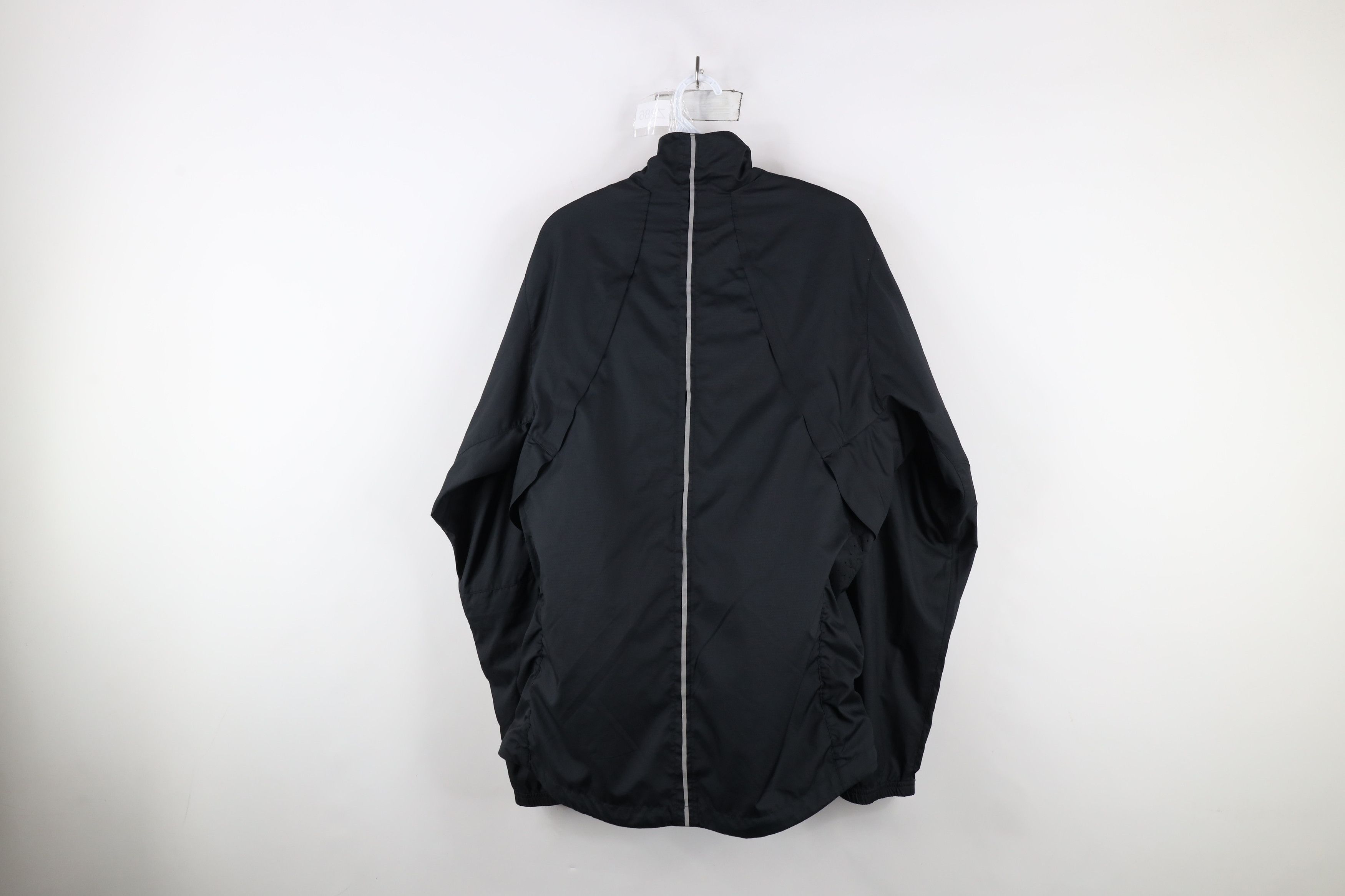 Nike × Vintage Vintage Nike Travis Scott Mini Swoosh Vented Jacket Black Size US L / EU 52-54 / 3 - 13 Thumbnail