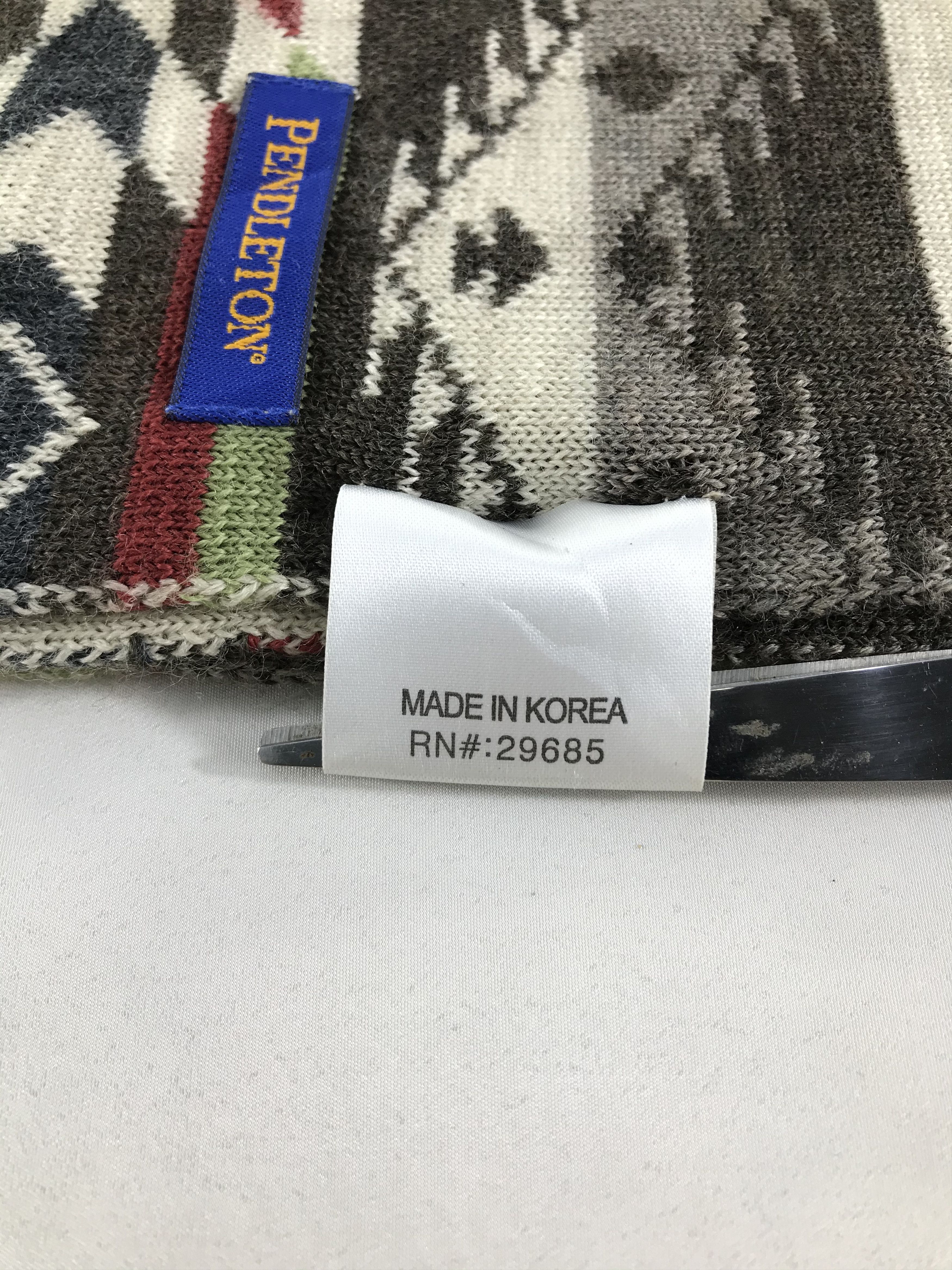 Pendleton Pendleton Navajo Wool Scarf Muffler Neck Warmer V460 Size ONE SIZE - 6 Thumbnail