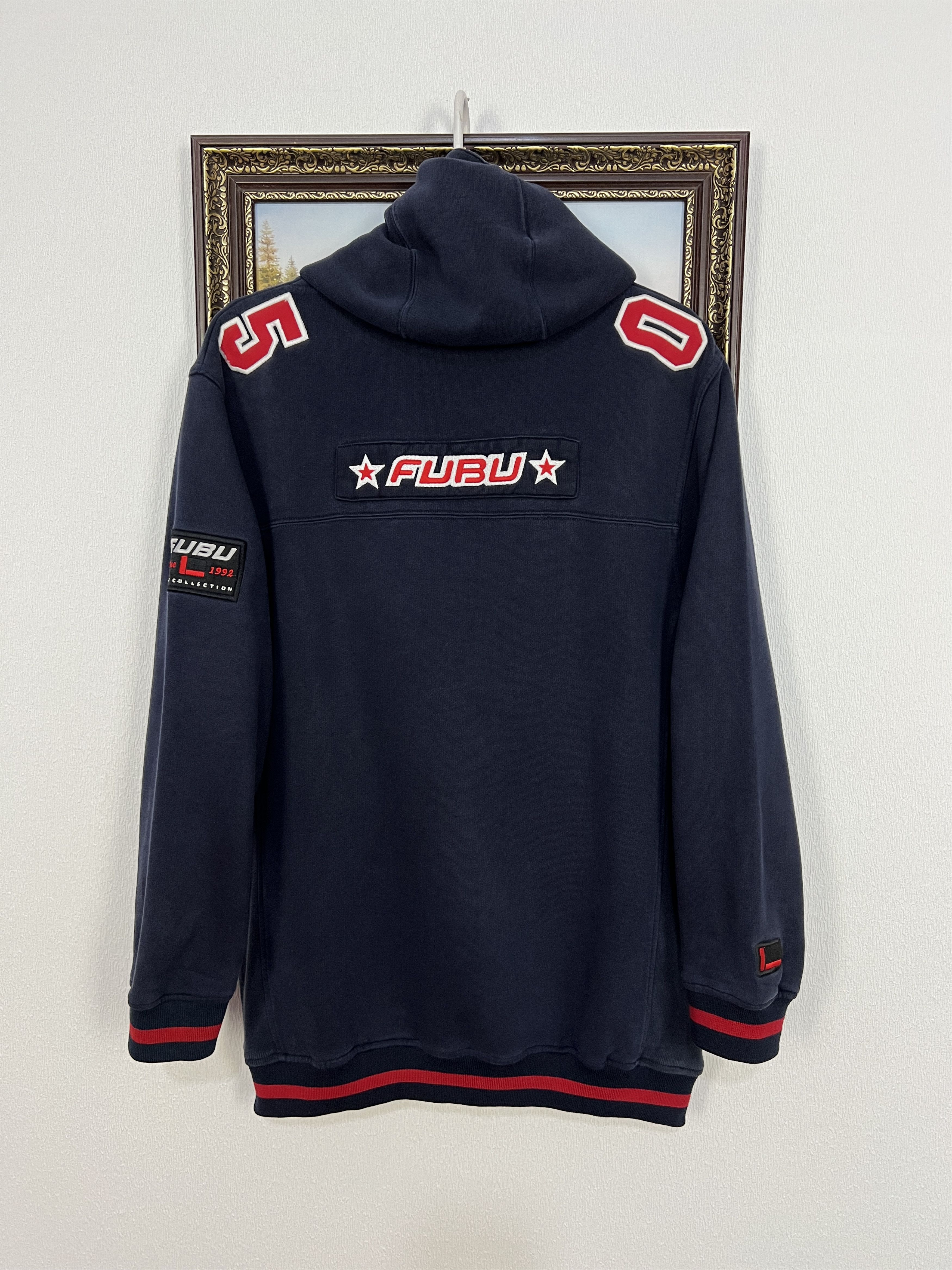 Fubu Vintage FUBU 05 Rap Hip Hop Hoodie Mens Jacket Big Logo Size US S / EU 44-46 / 1 - 12 Thumbnail