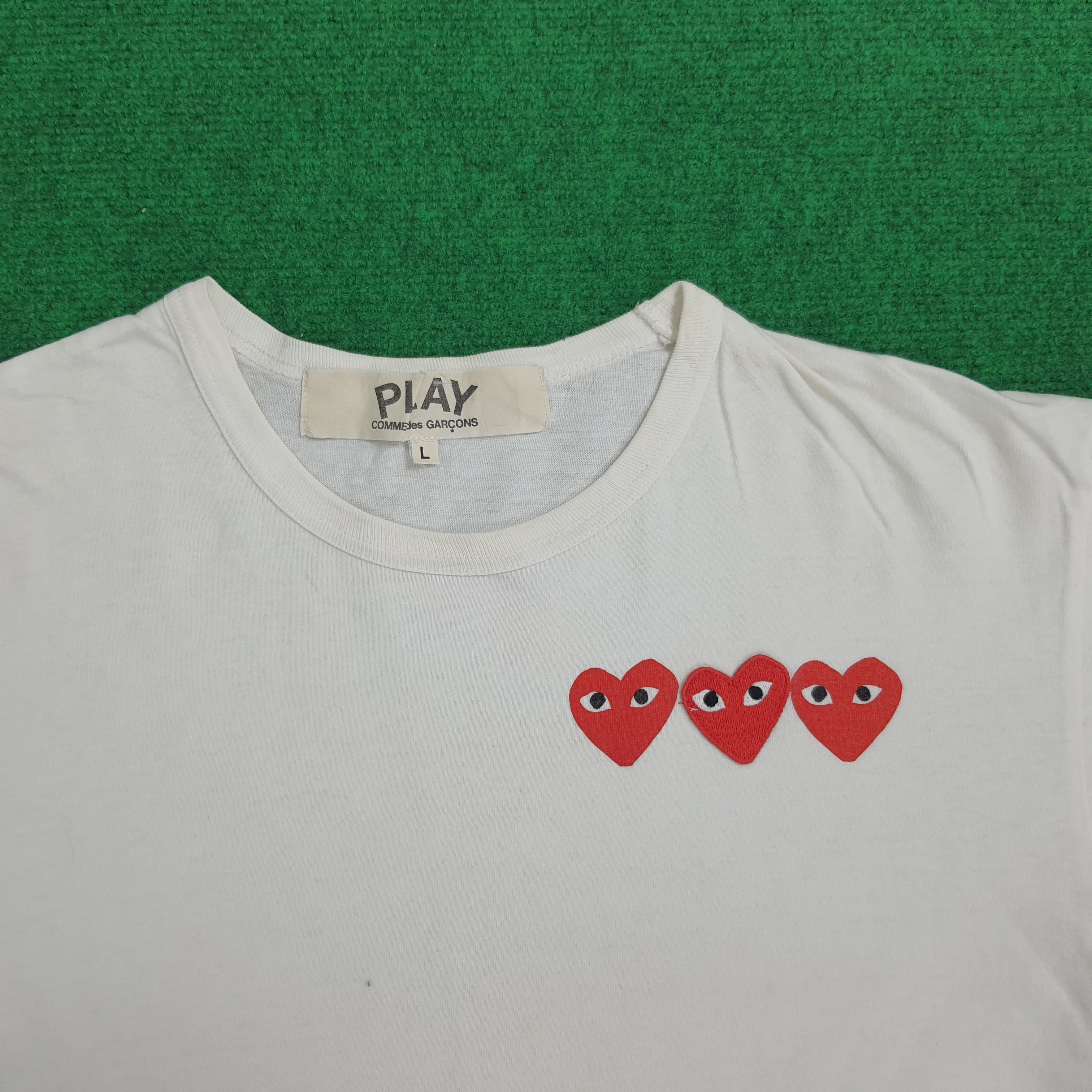 Comme des Garcons Comme Des Garcons PLAY Tshirt Size US M / EU 48-50 / 2 - 2 Thumbnail