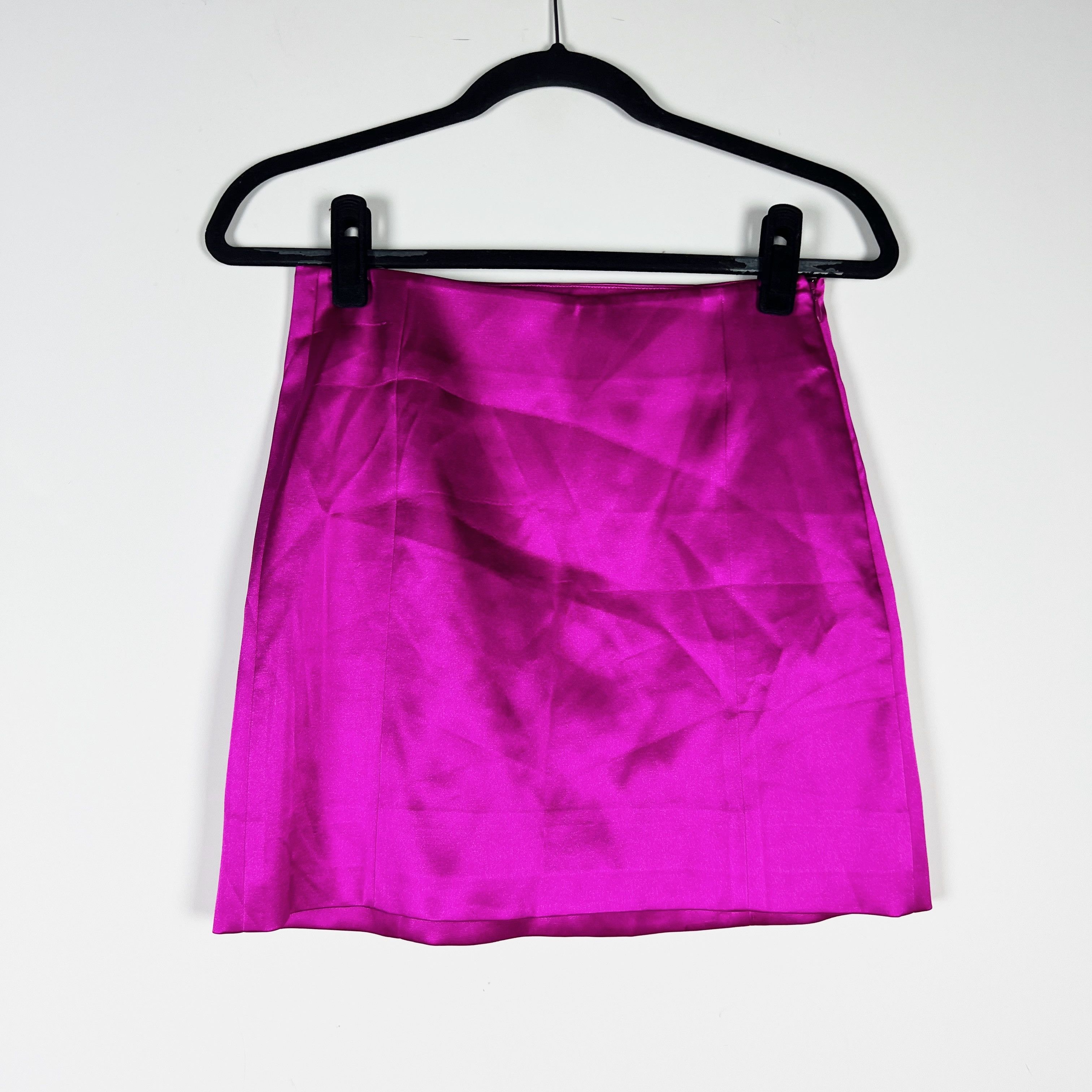 Frame Frame High Waisted Stretch Satin Mini Size 26" / US 2 / IT 38 - 1 Thumbnail