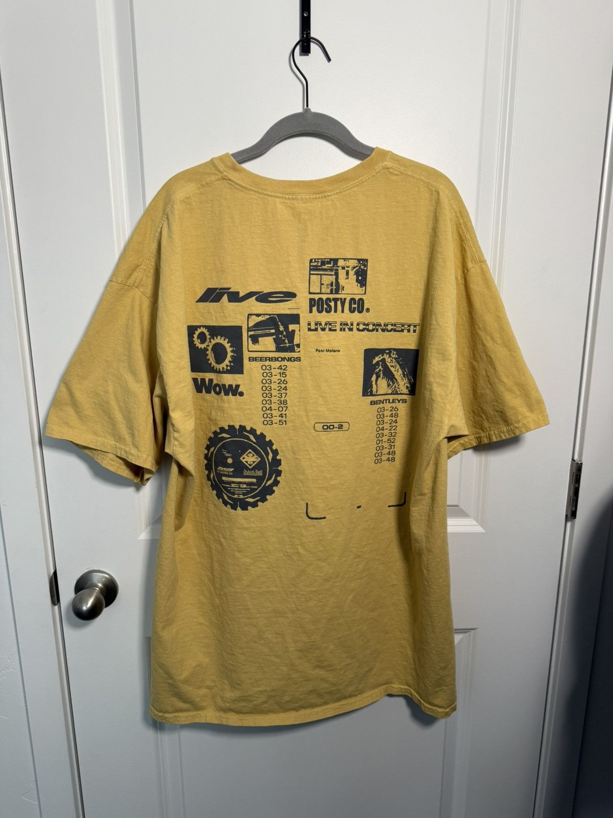 Rap Tees Post Malone Beerbongs & Bentleys Tour Tee Posty Co Size US XL / EU 56 / 4 - 1 Thumbnail