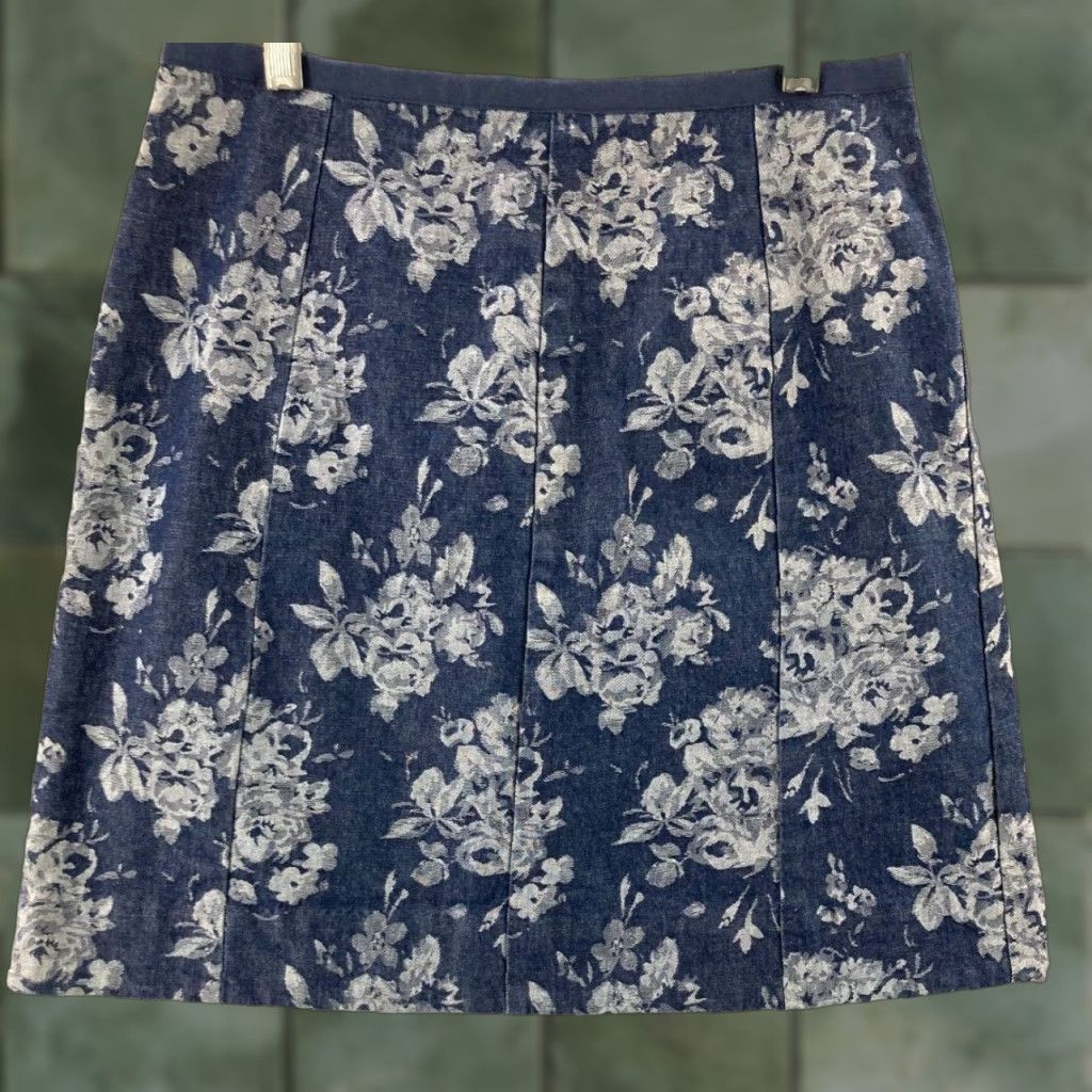 Gap Gap Skirt Womens 2 Floral Mini Denim Bohemian Y2K Shirt Skirt Womens 2 Floral Mini Denim Bohemian Y2K Size 26" / US 2 / IT 38 - 1 Thumbnail