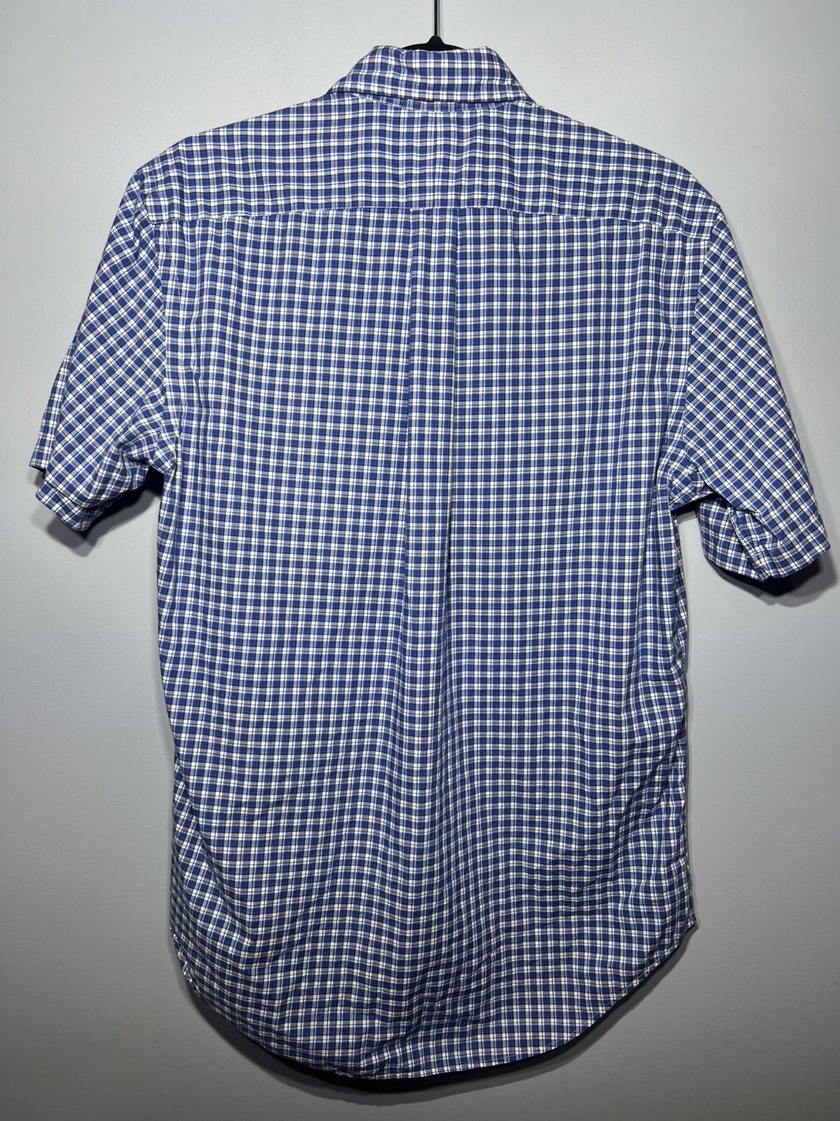 Polo Ralph Lauren Polo Ralph Lauren Short Sleeve Sz M Blue And White Checked Size US M / EU 48-50 / 2 - 4 Thumbnail