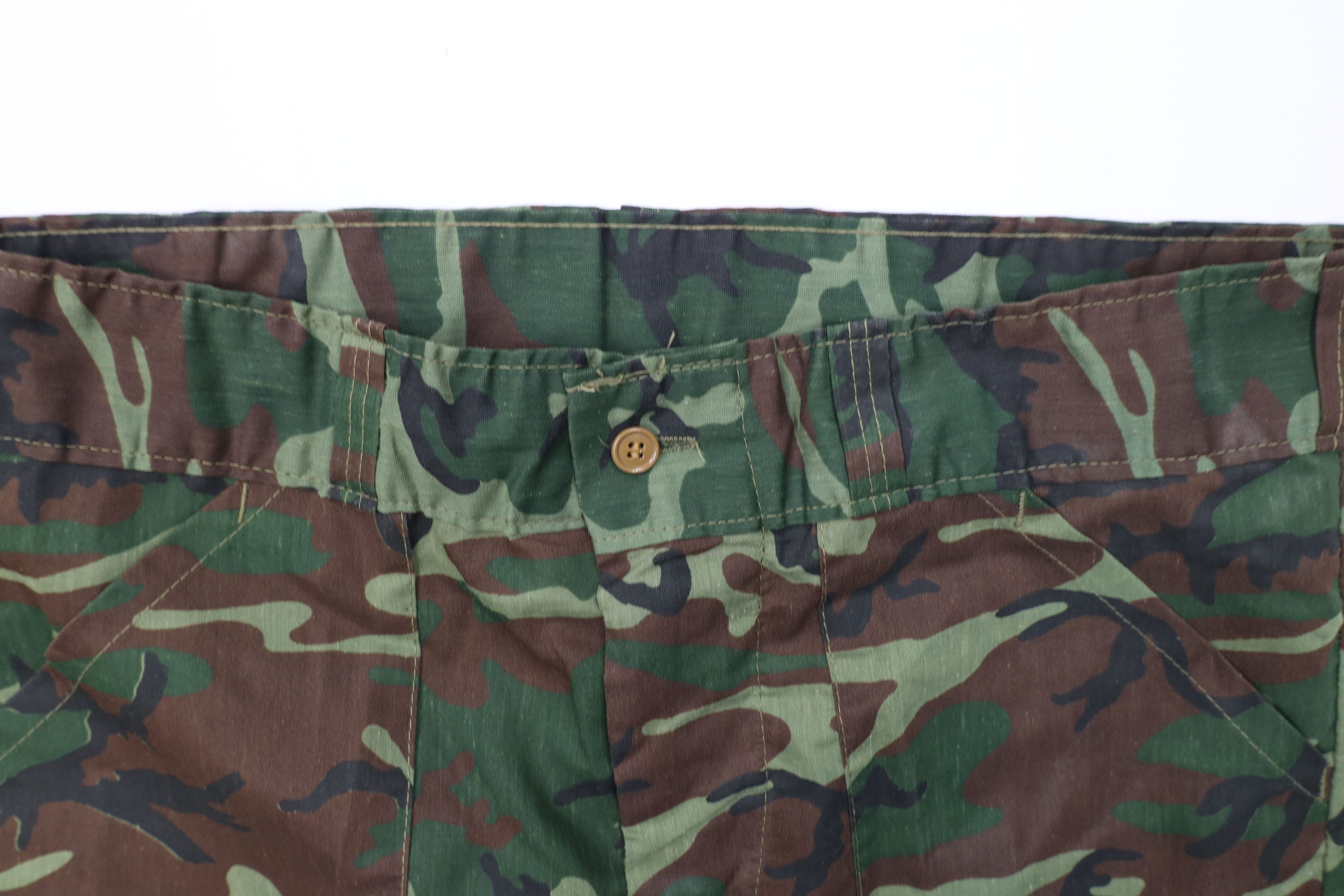 Vintage Vintage 70s Streetwear Faded Camouflage Utility Pants USA Size US 36 / EU 52 - 7 Thumbnail