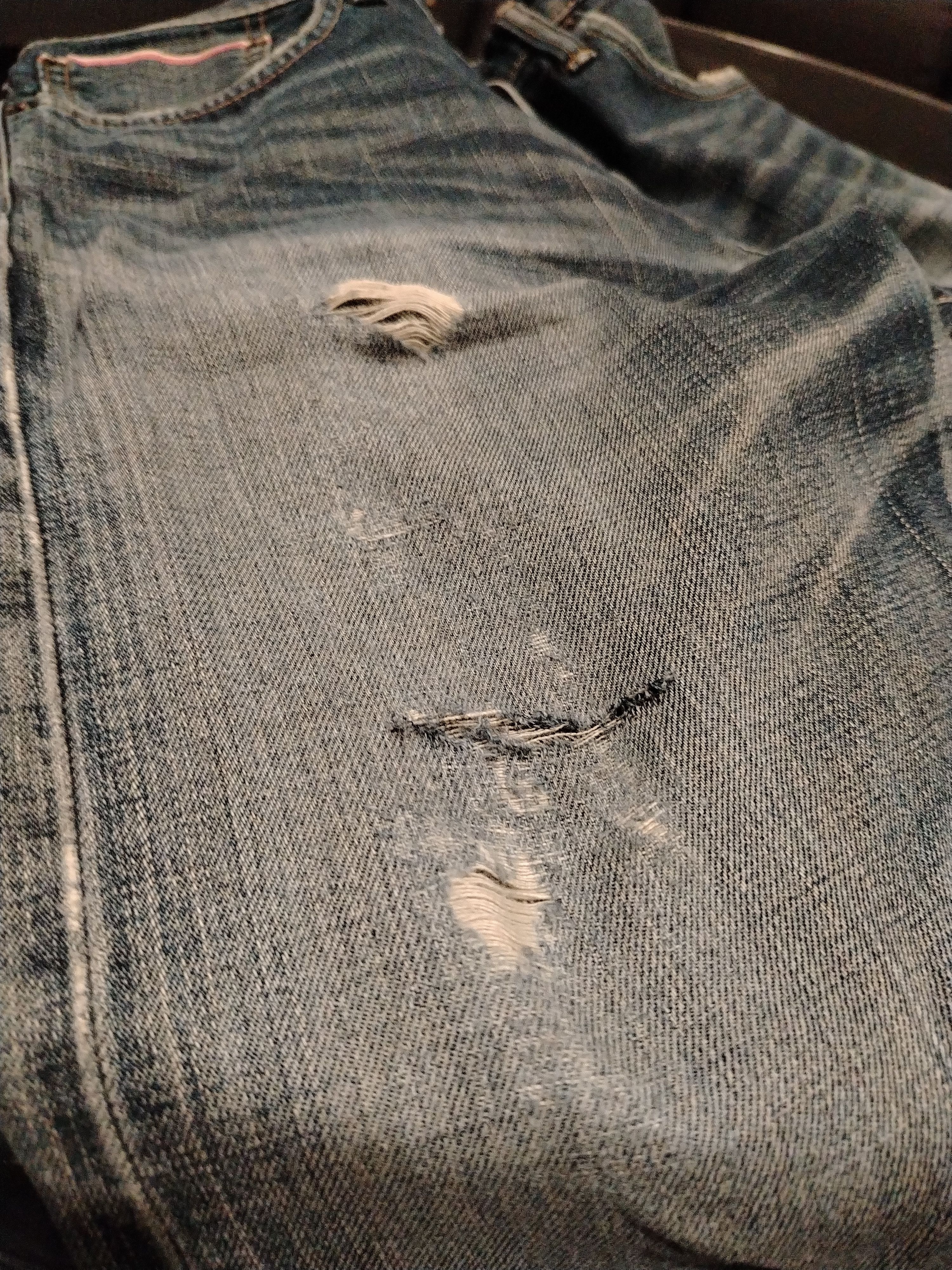 Japanese Brand × Vintage Vintage Jeans Selvedge EDWIN 505zx Buckle Back Distressed Size US 34 / EU 50 - 23 Thumbnail