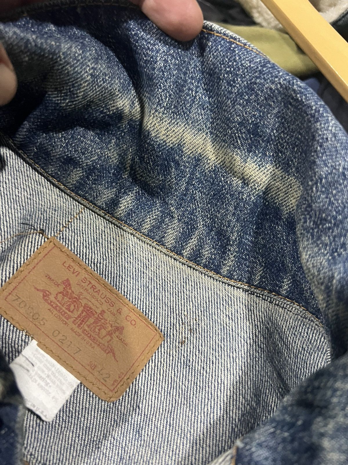 Levi's Vintage Clothing 🔥Vintage Levis Made in Usa Denim Trucker Size US M / EU 48-50 / 2 - 14 Thumbnail