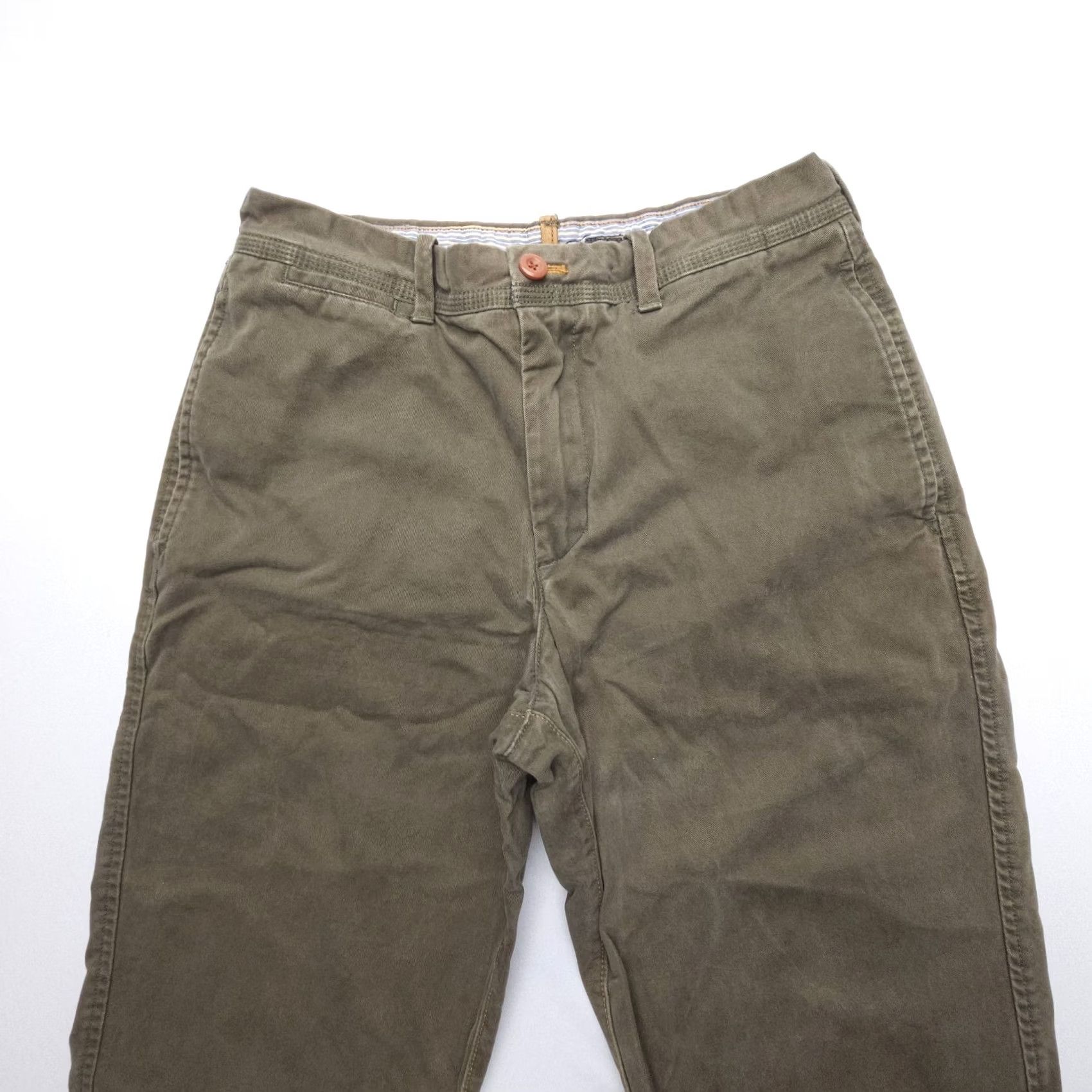 Timberland Timberland Chino Pants Mens 32 x 30 Regular Green Twill 5-Pocket Casual Workwear Jeans Style Boys Size US 32 / EU 48 - 3 Thumbnail