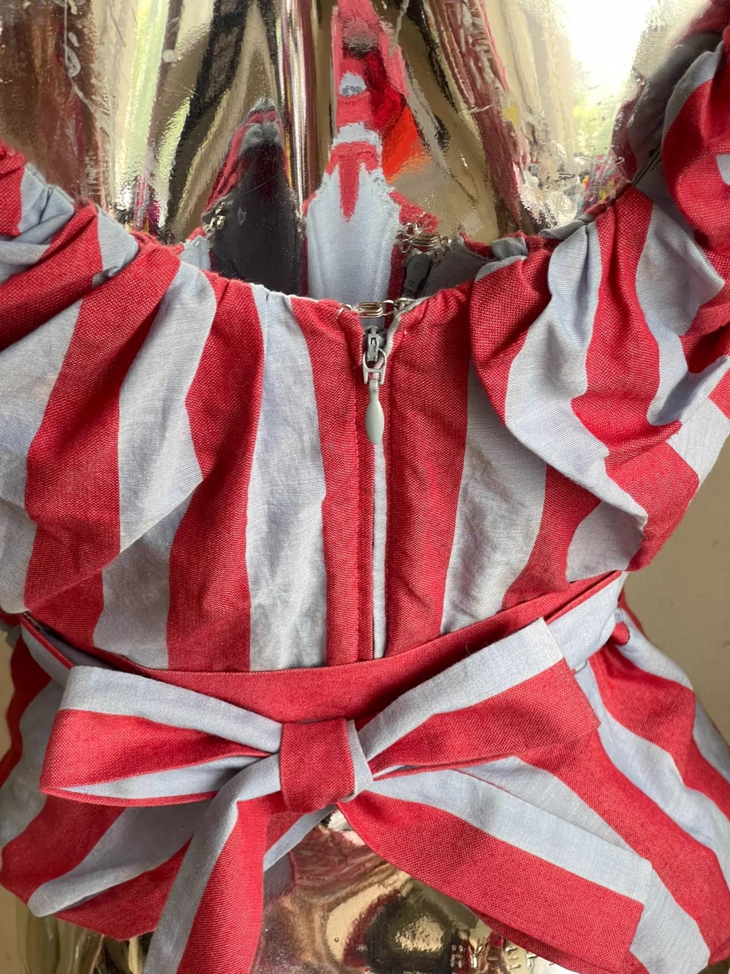 Vivienne Westwood Vivienne Westwood Vintage Runway Striped Bustier Cutout Size XS / US 0-2 / IT 36-38 - 6 Thumbnail