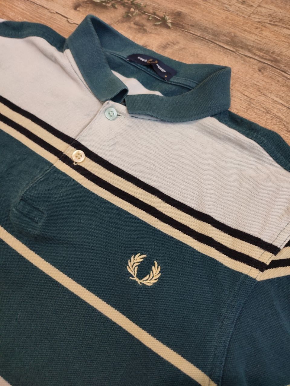 Fred Perry Fred Perry Men's Striped Short Sleeve Polo Shirt Size M Size US M / EU 48-50 / 2 - 4 Thumbnail