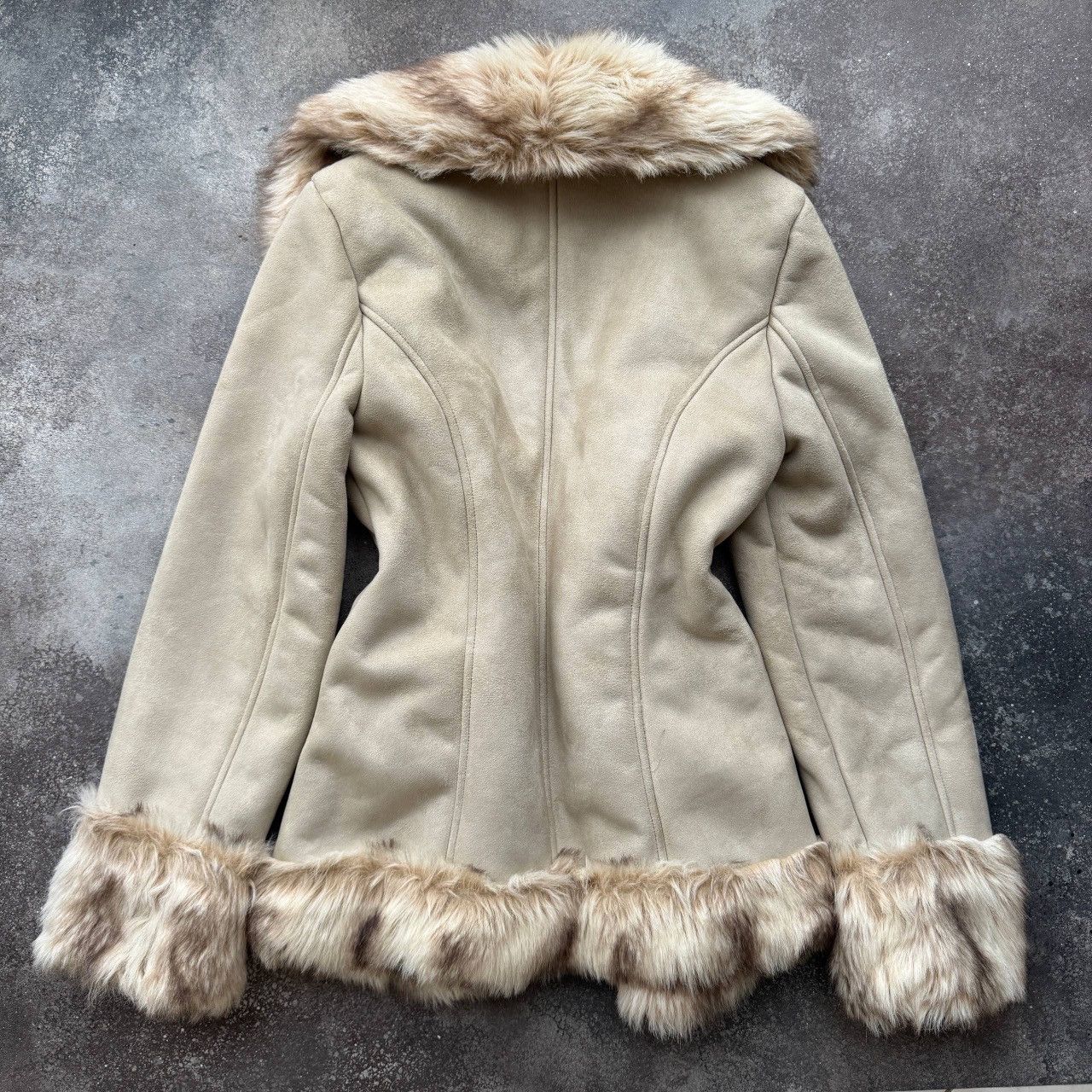Japanese Brand Vintage Glamour Y2K Faux Fur Shearling/Sheepskin Coat Jacket Size M / US 6-8 / IT 42-44 - 8 Thumbnail