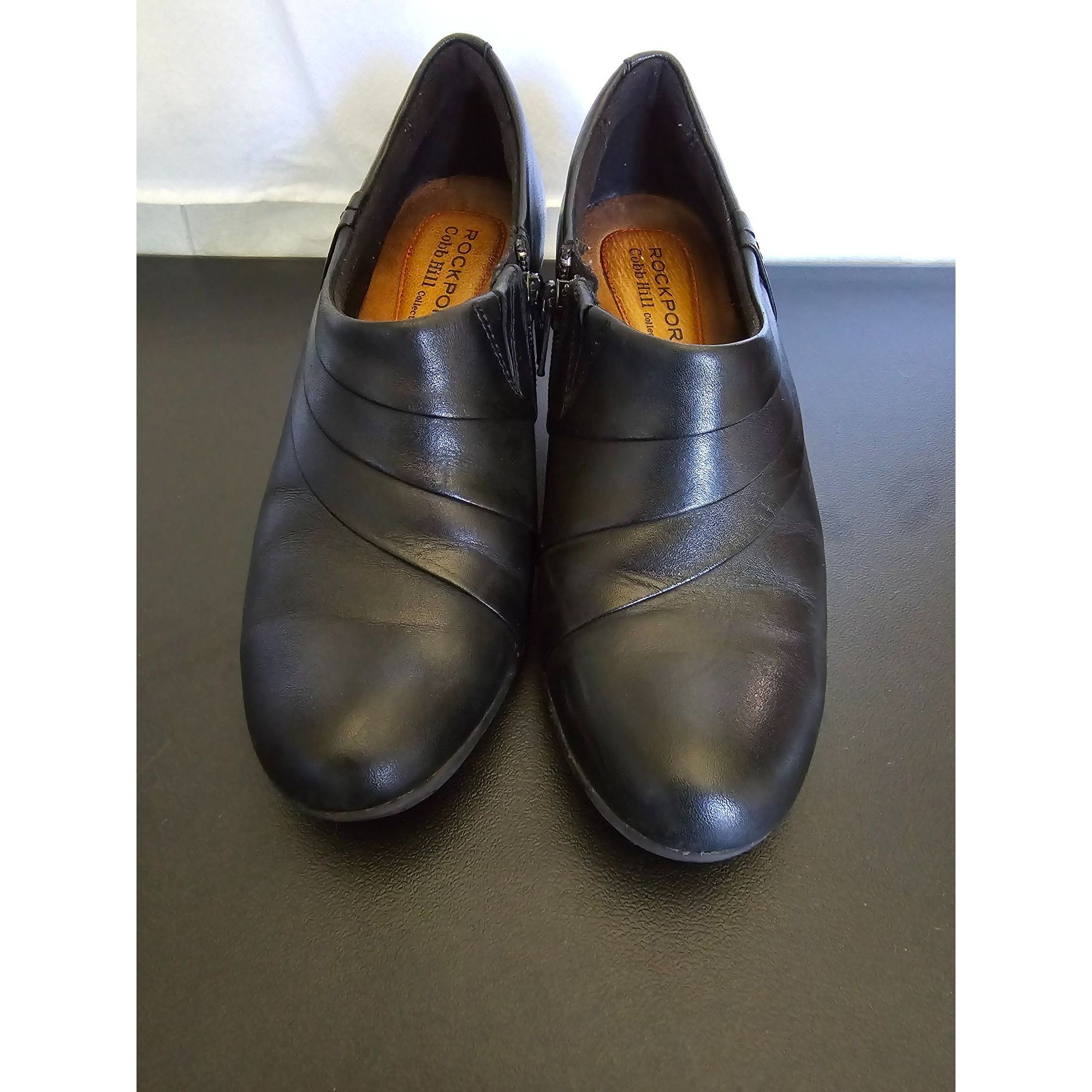 Rockport Rockport Cobb Hill Collection Womens Black Leather Heeled An Size US 6 / IT 36 - 2 Thumbnail