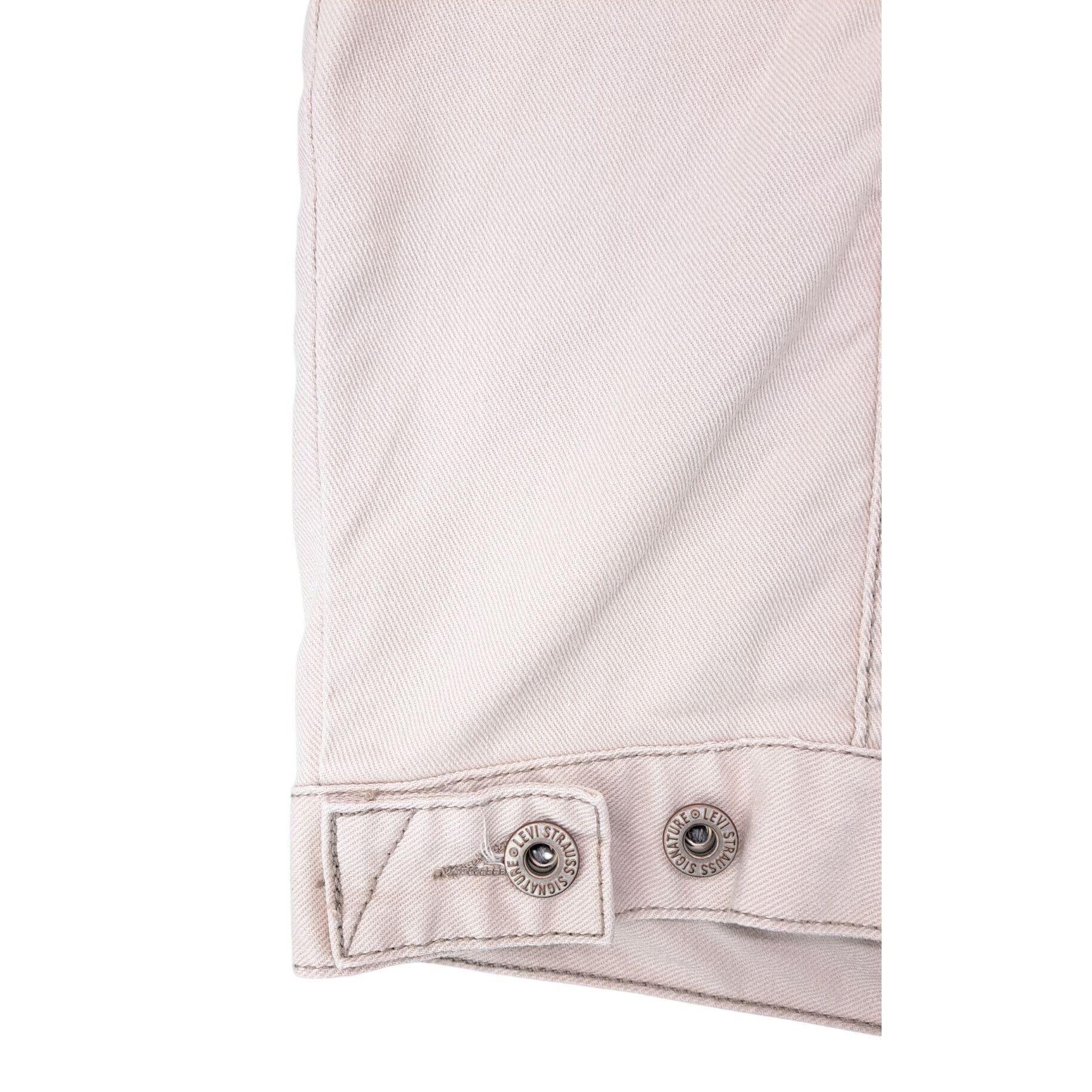 Levi's Levi Strauss Signature Women Medium Beige Denim Trucker Size M / US 6-8 / IT 42-44 - 7 Thumbnail